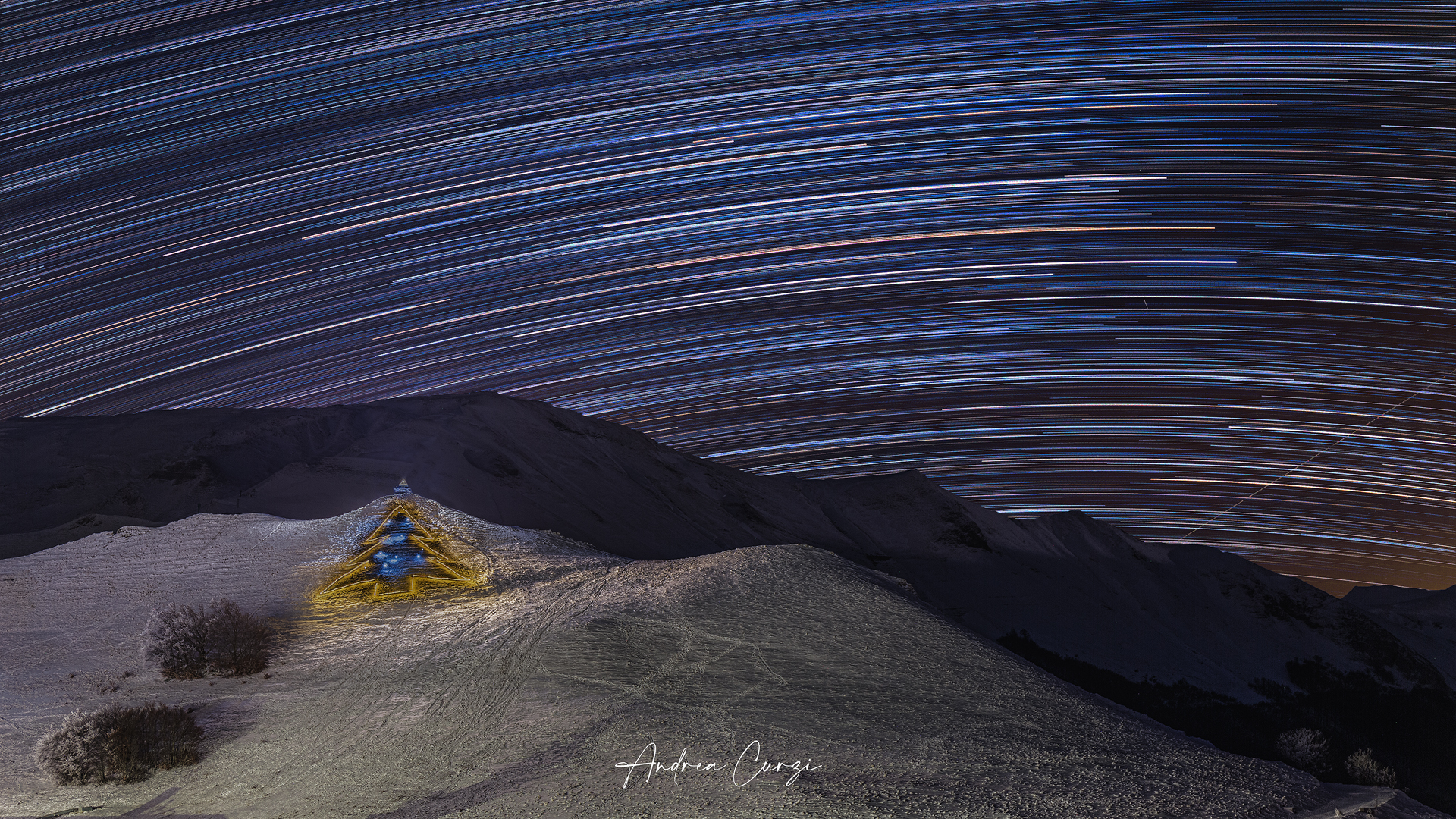 Star Trail a Sassotetto (mc)