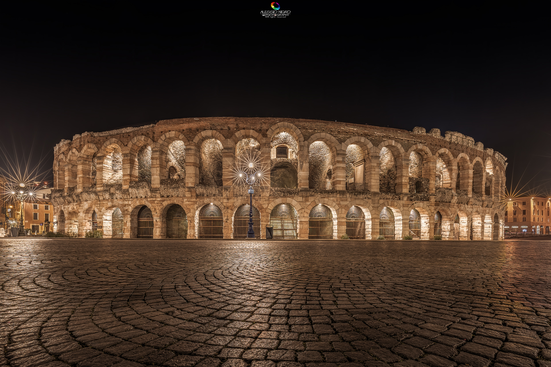 Night on the Arena of Verona