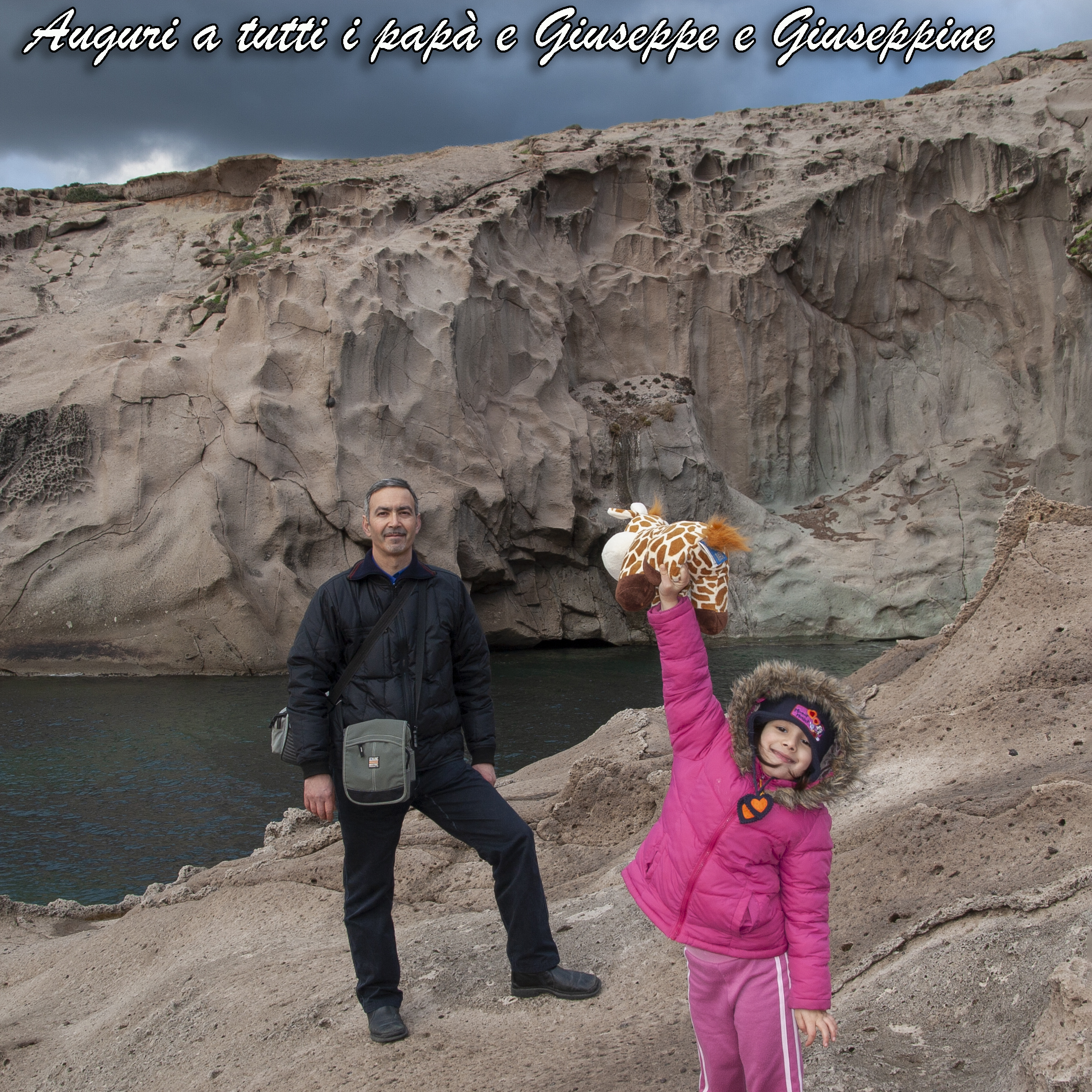 Best wishes to all the fathers and Giuseppe and Giuseppine