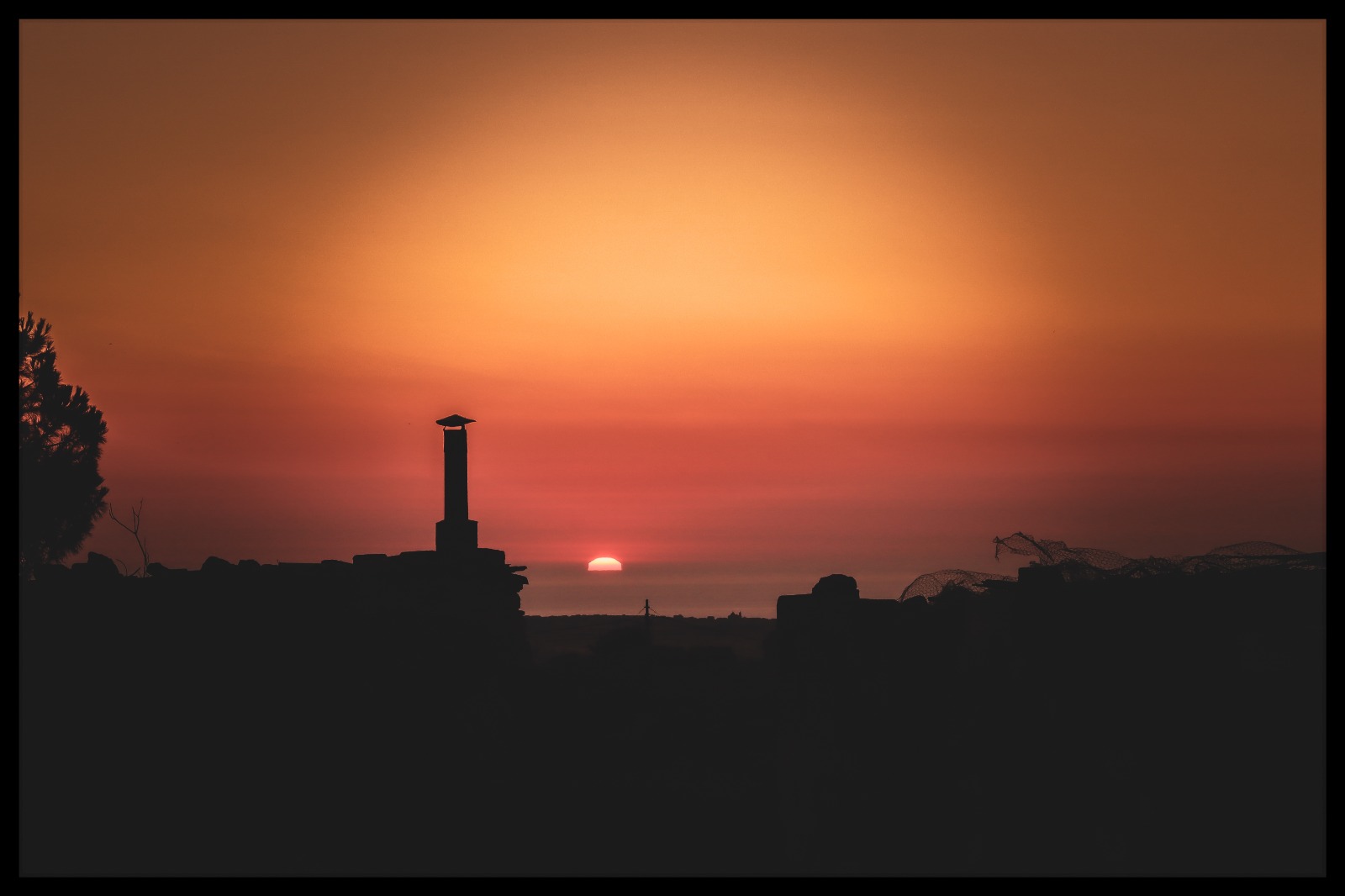 Skyline-between the countryside of Sardinia