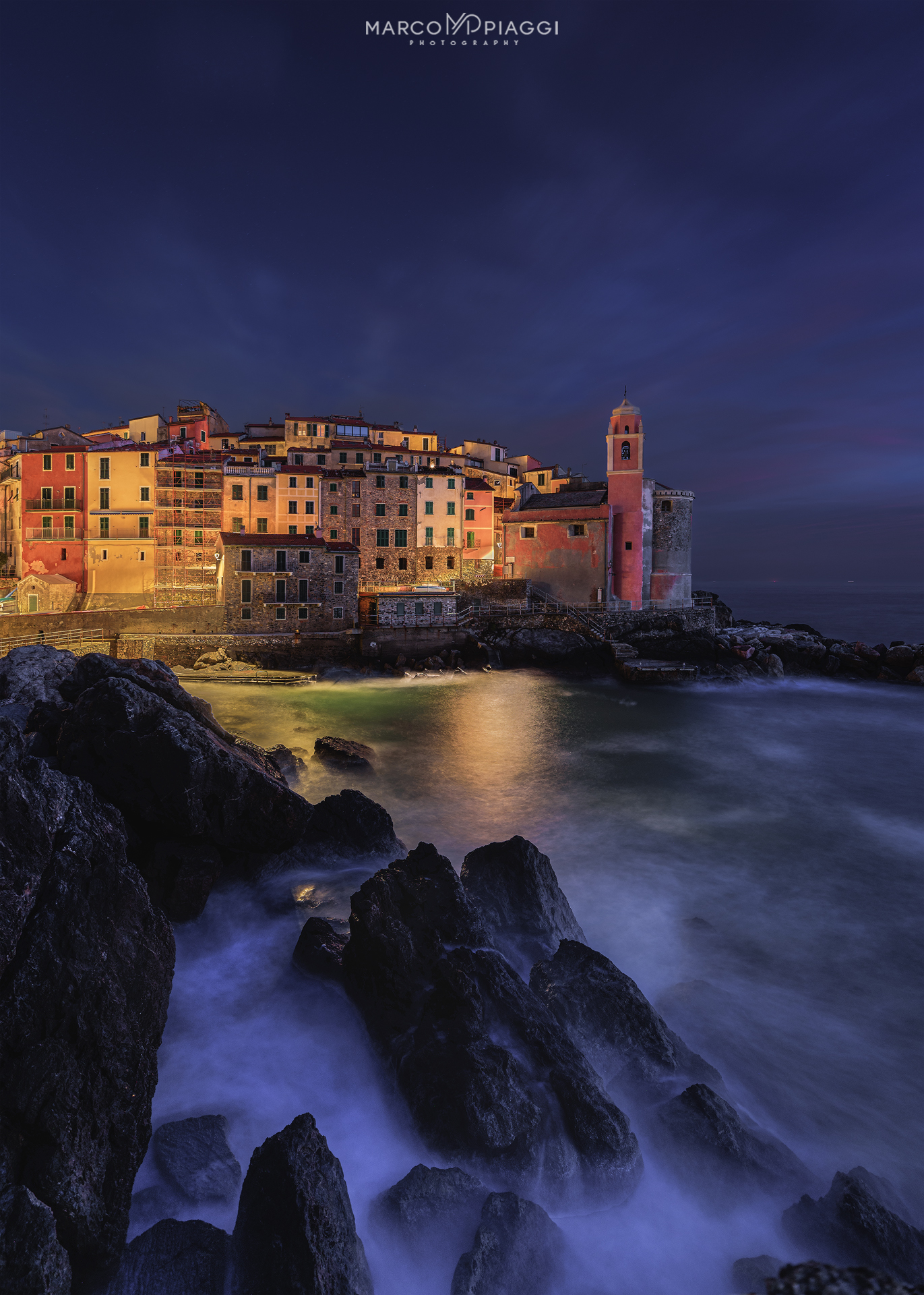 First lights in Tellaro