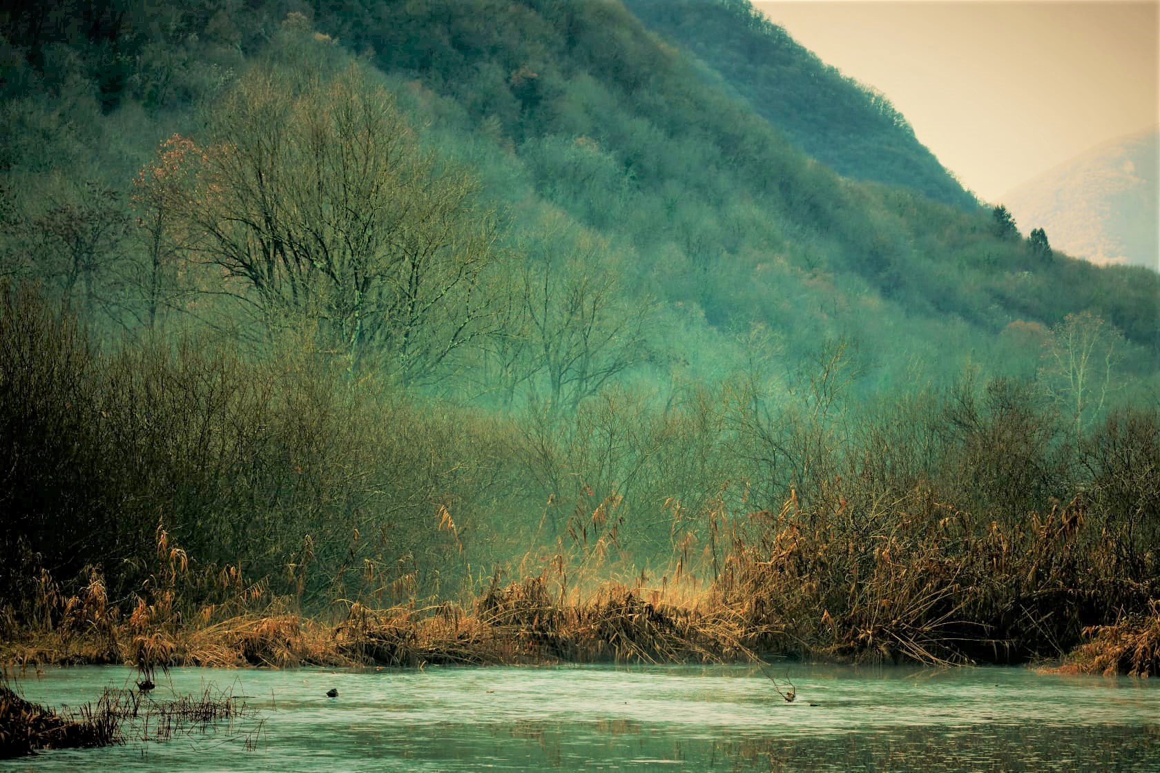 paesaggio lago di Piano