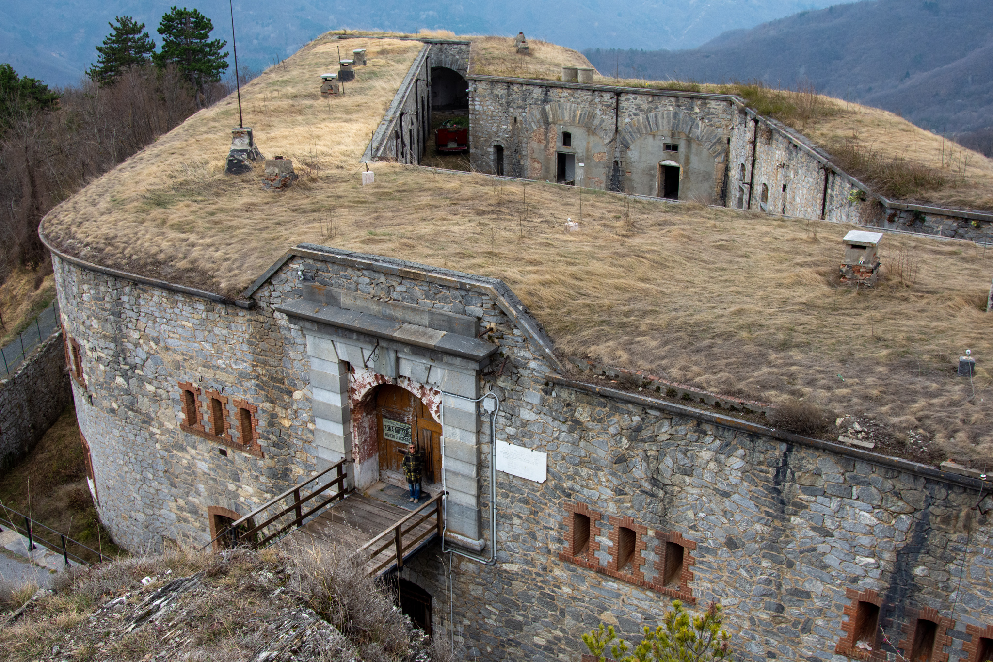 The fort of Col di Nava