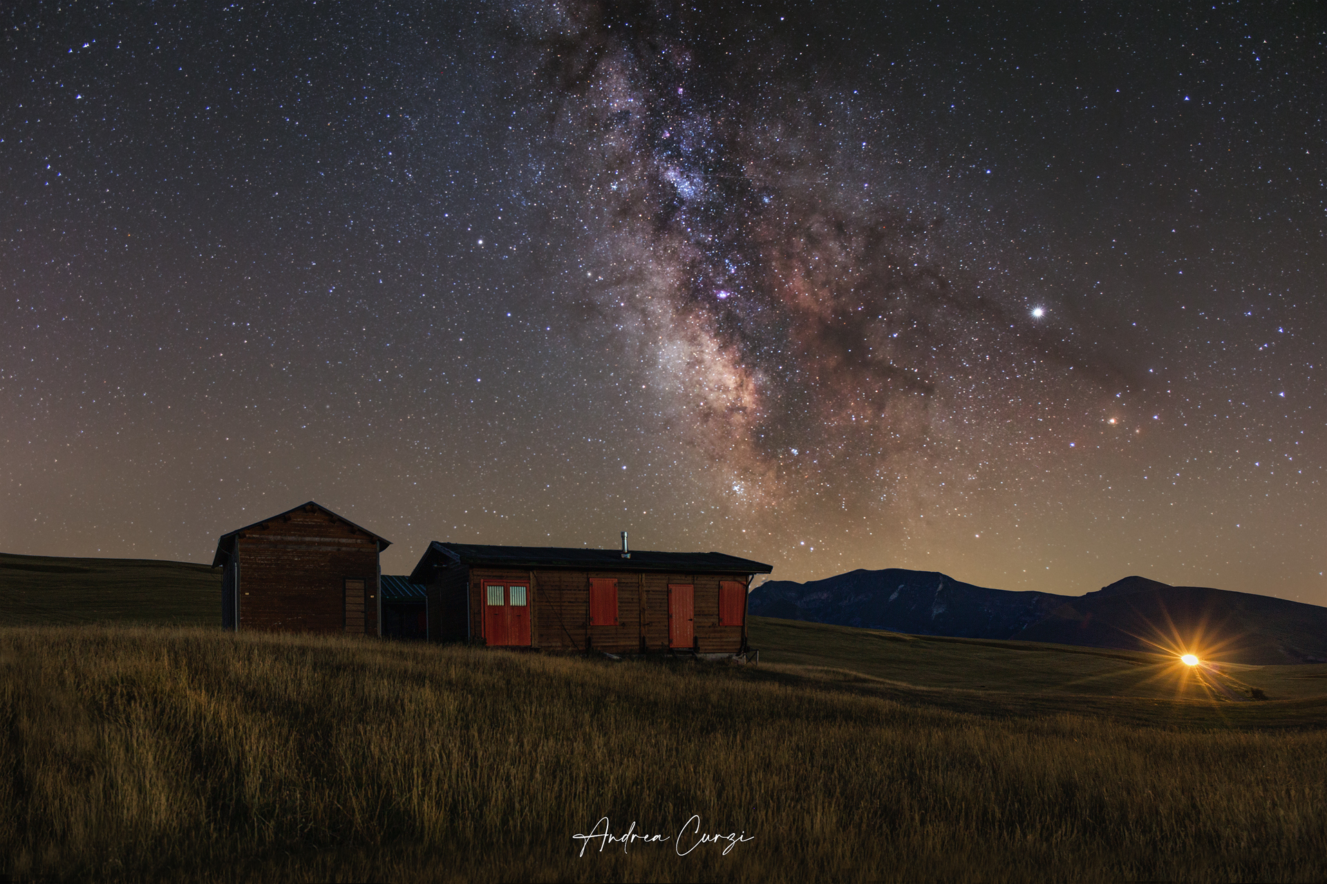 Milky Way from the shed of Sassotetto (MC)