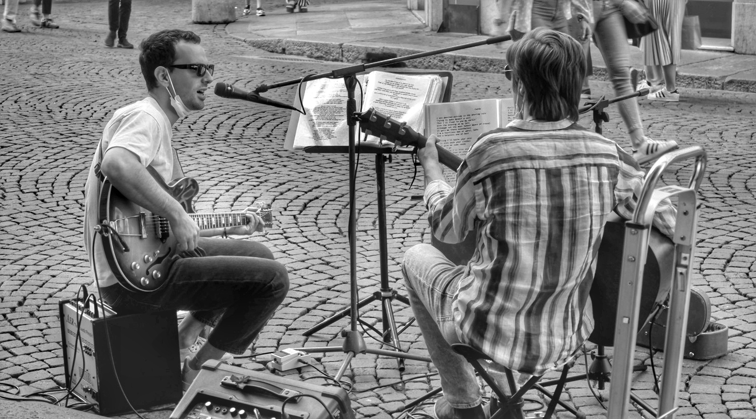 Street musicians