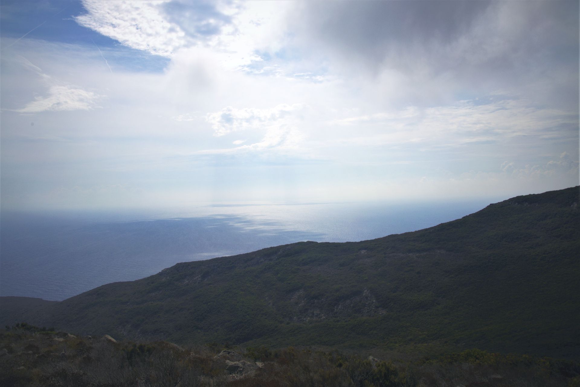 where the sea glitters and the wind pulls strongly...