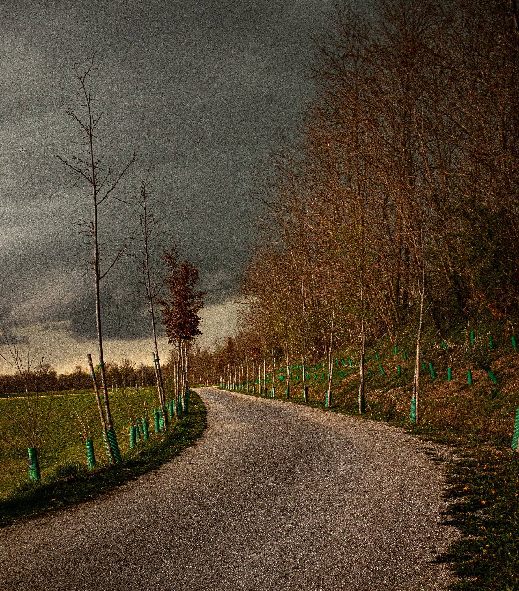 just before the storm