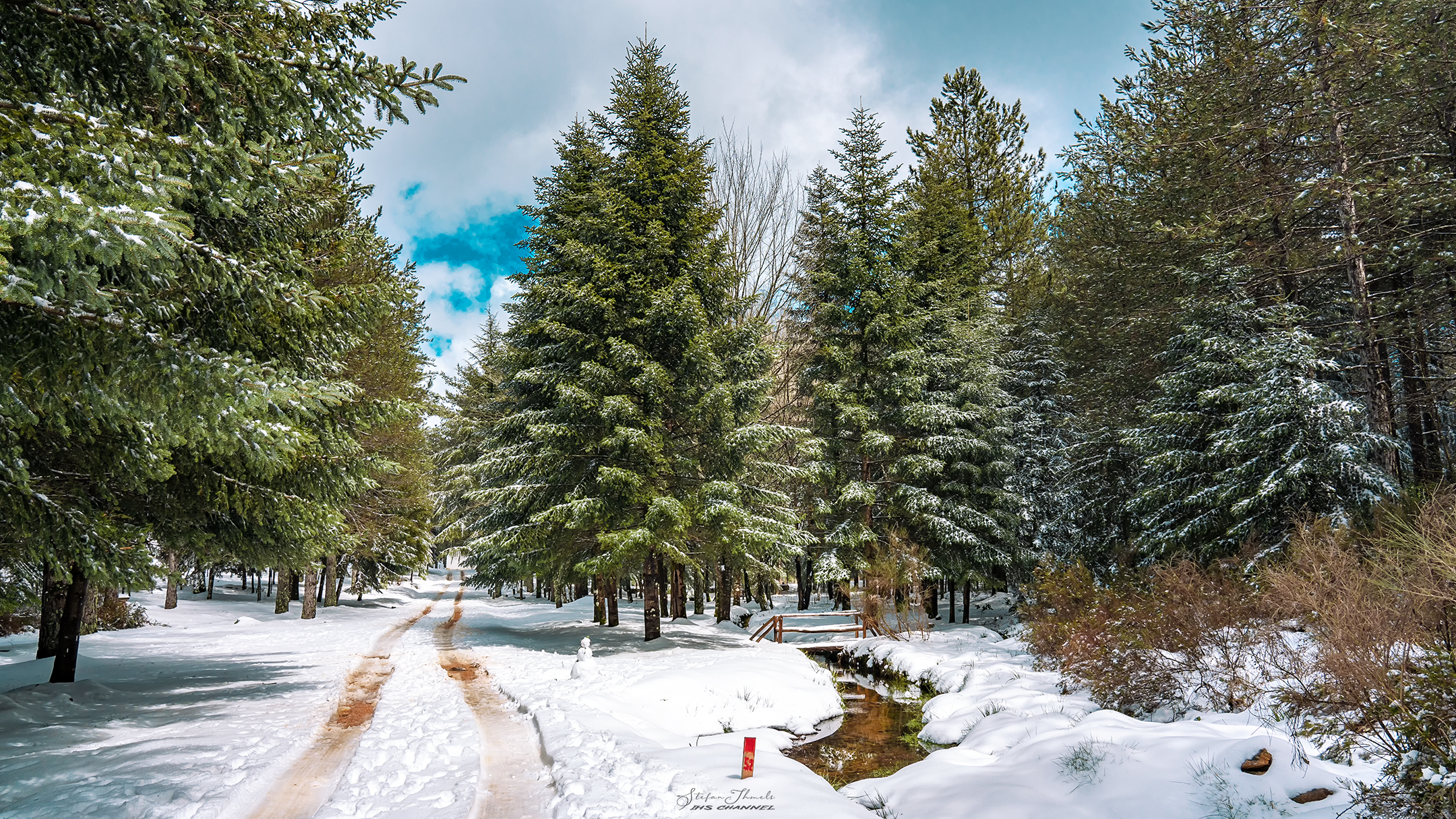Neve ad Aprile sul Monte Limbara (Sardegna - Gallura)