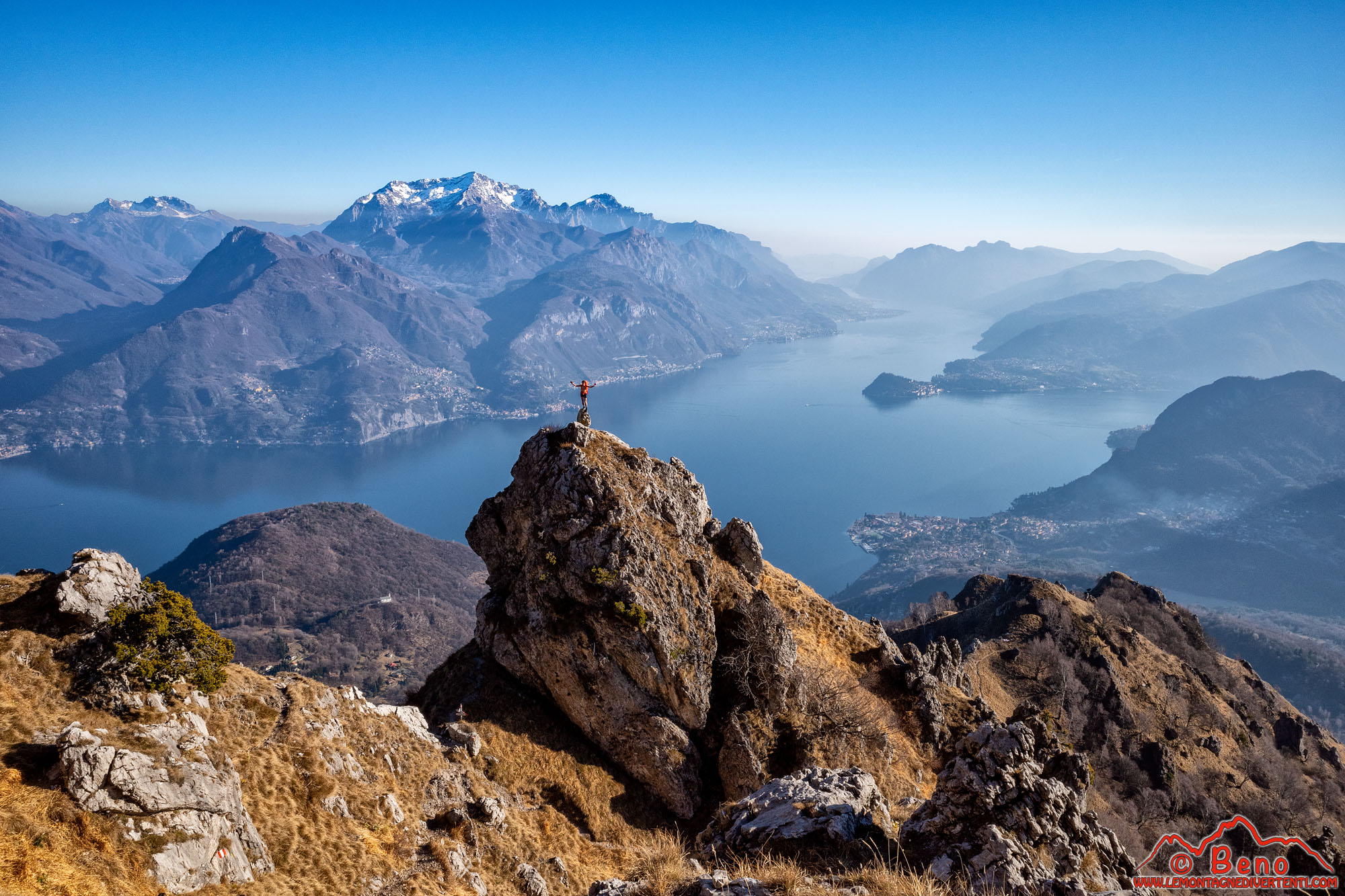 Pizzo di Grona. A picco sul lago di Como.