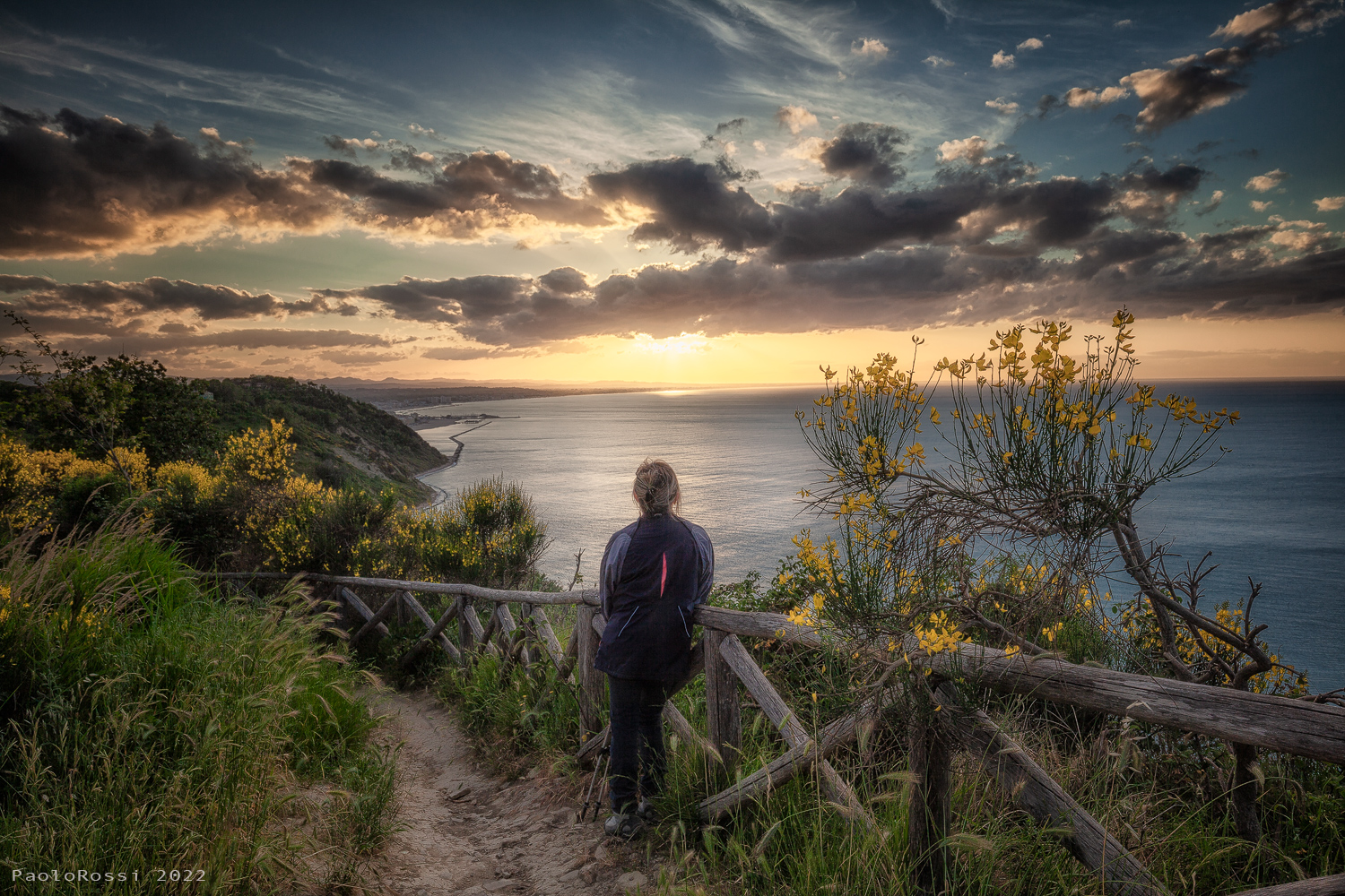 Tramonto al parco naturale San Bartolo...