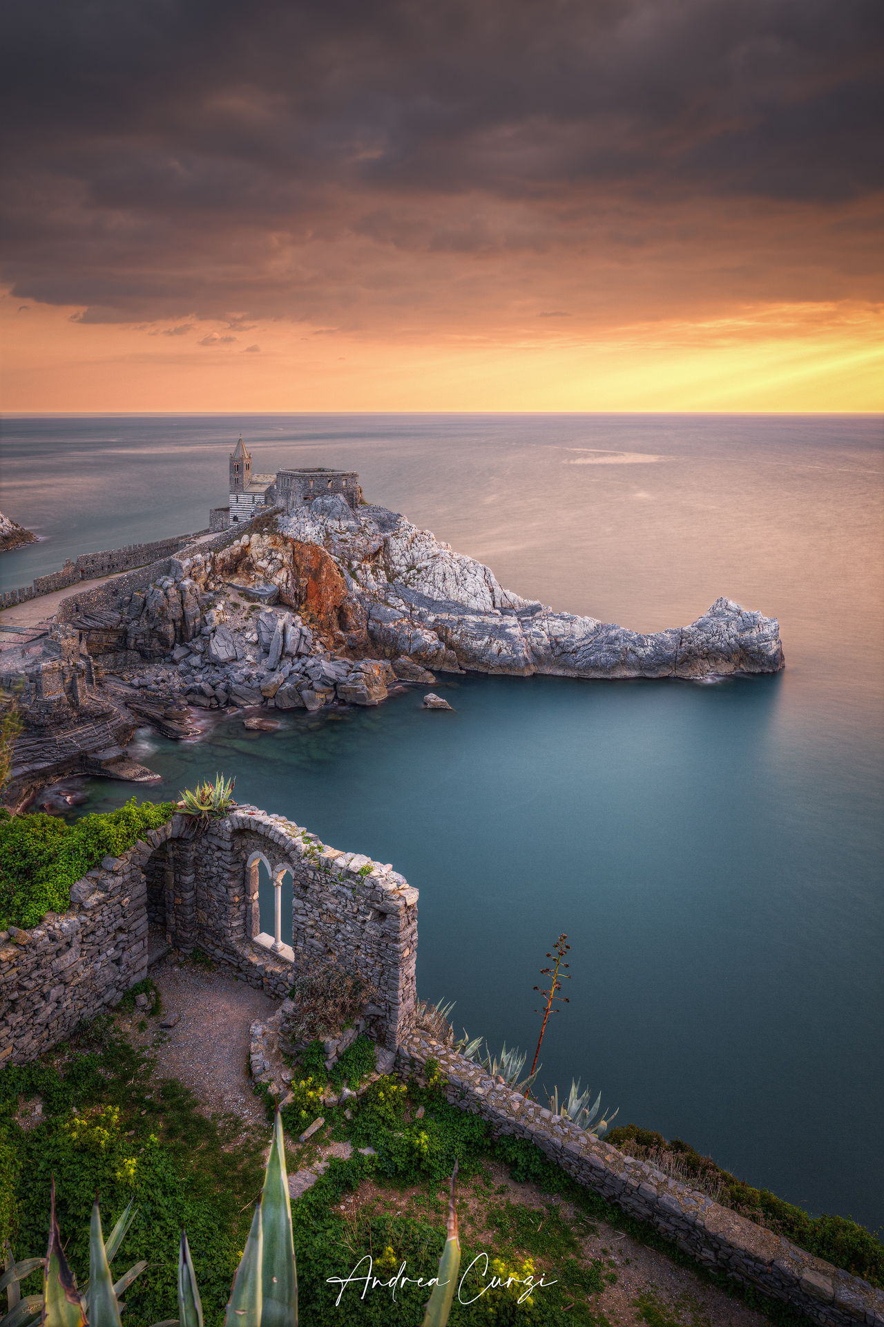 Sunset in San Pietro - Portovenere (SP)
