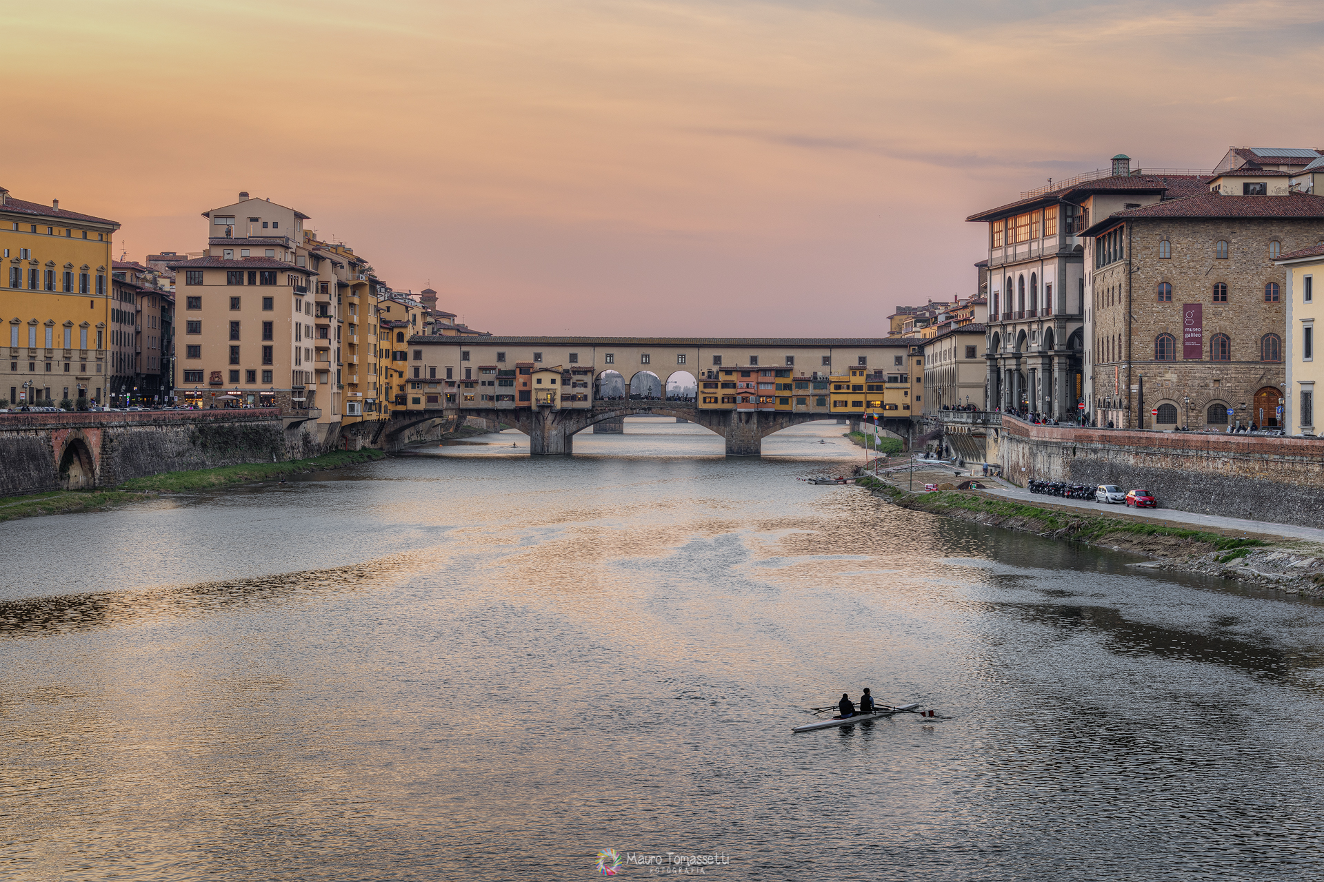 Sunset over Ponte Vecchio