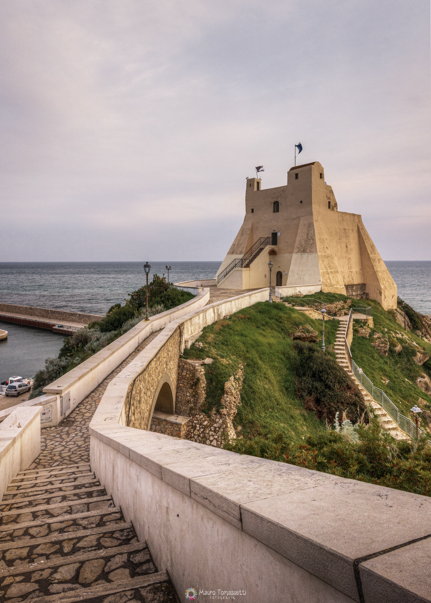 Truglia Tower at sunset