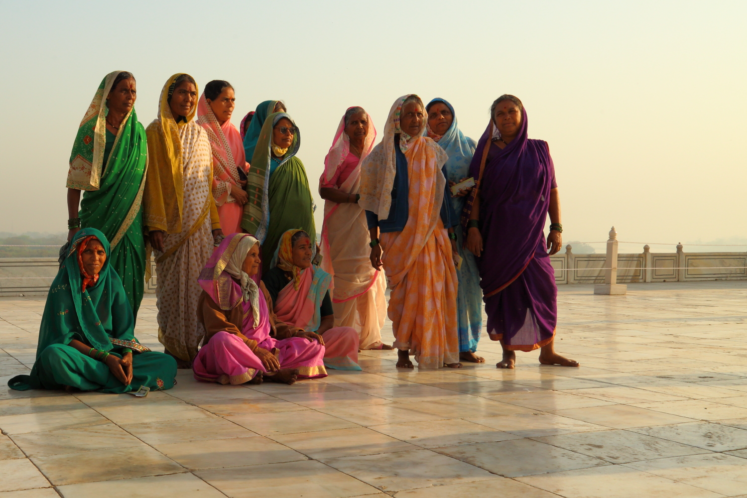 Colors at the Taj Mahal