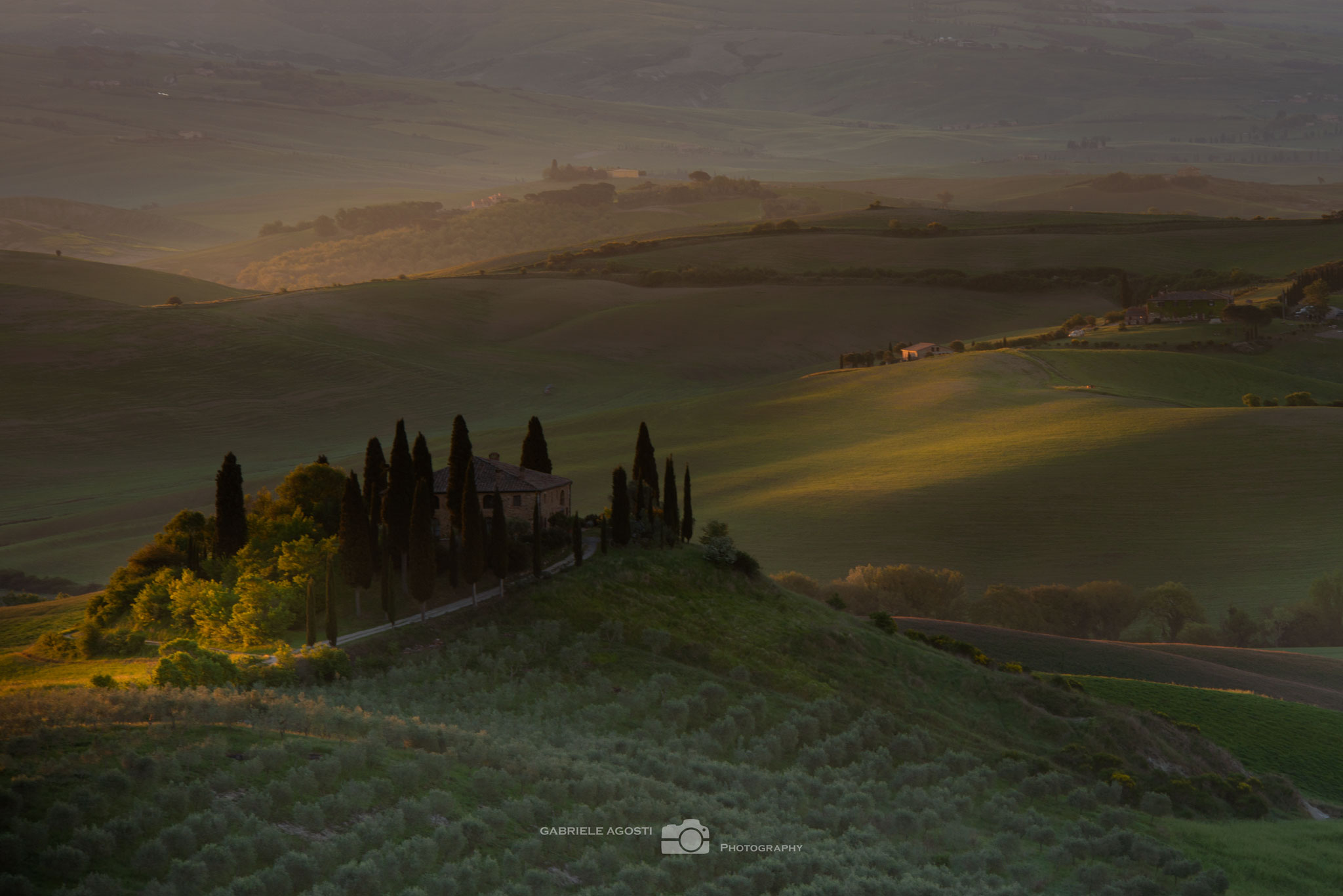 First lights at the Belvedere