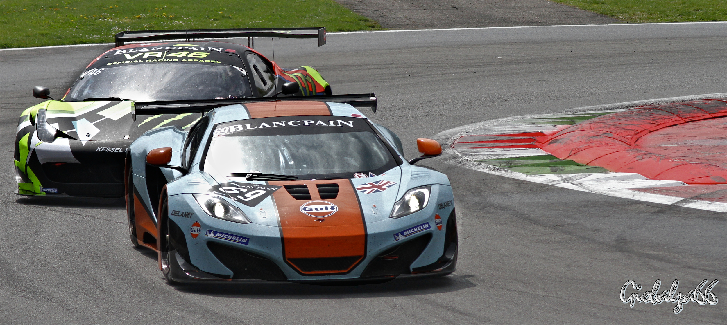 McLaren, Ferrari and Valentino