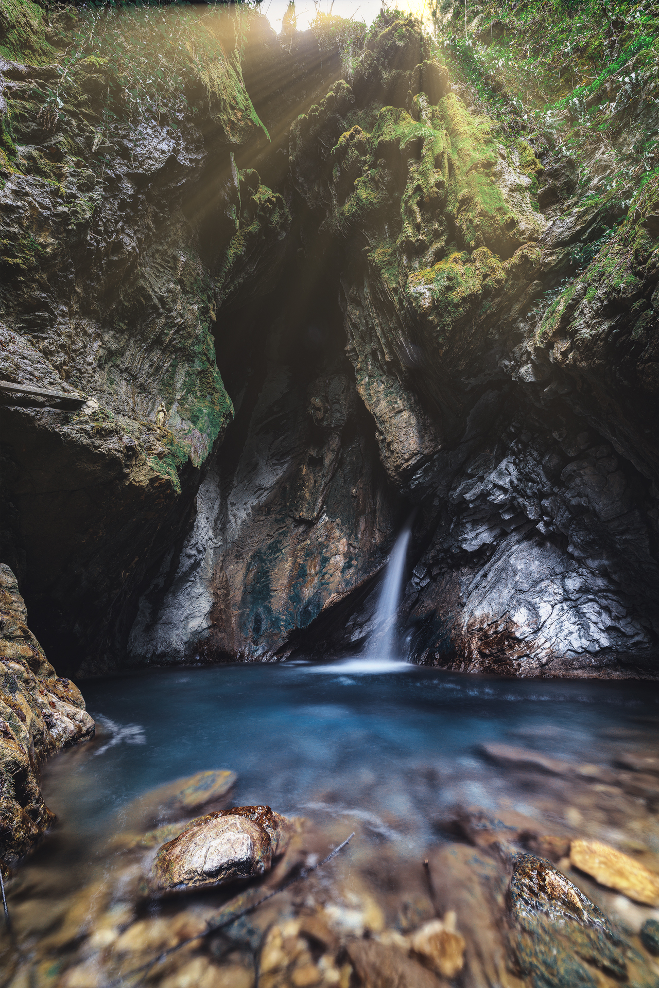 The hidden waterfall