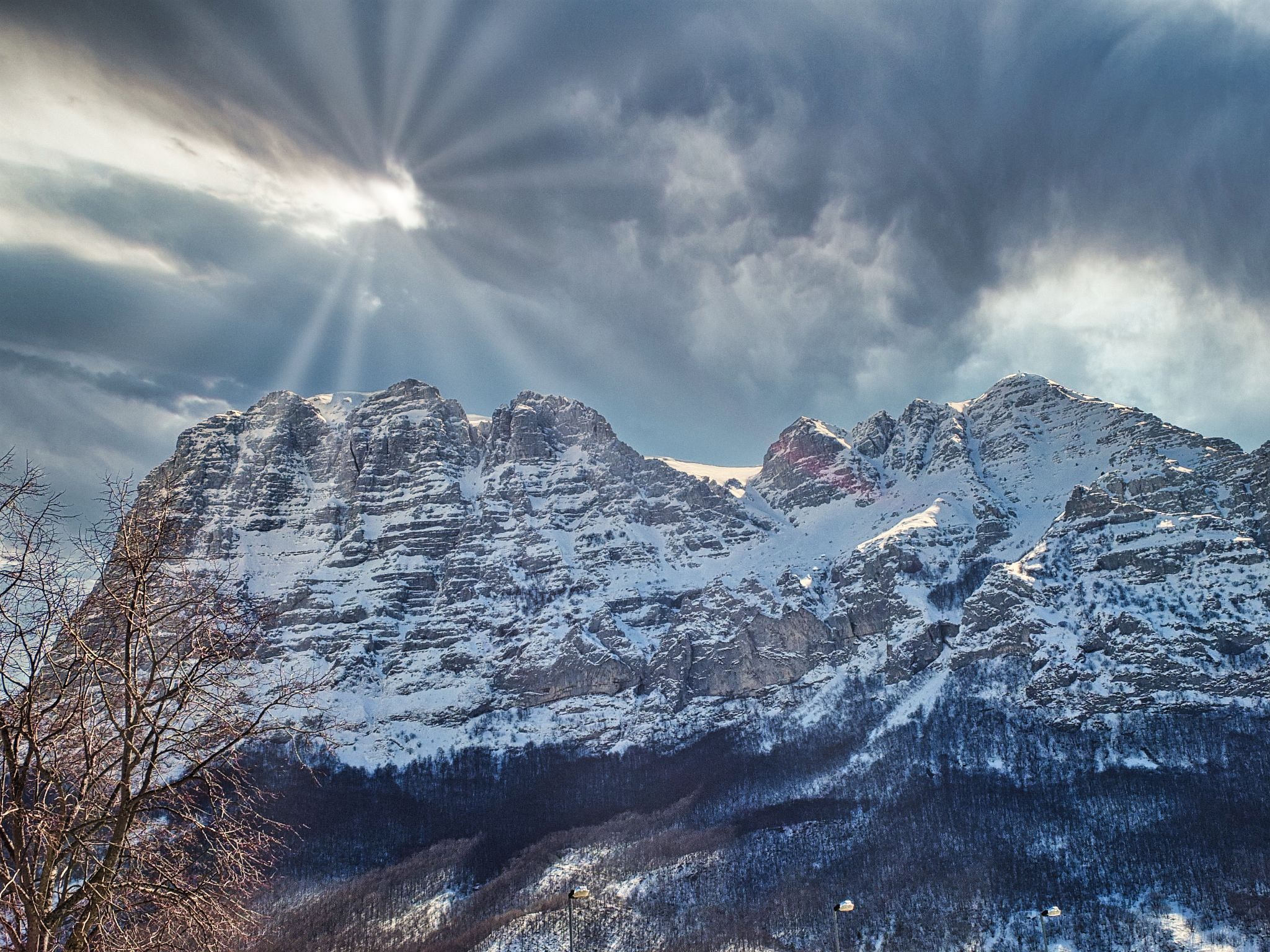 At the foot of Mount Bove