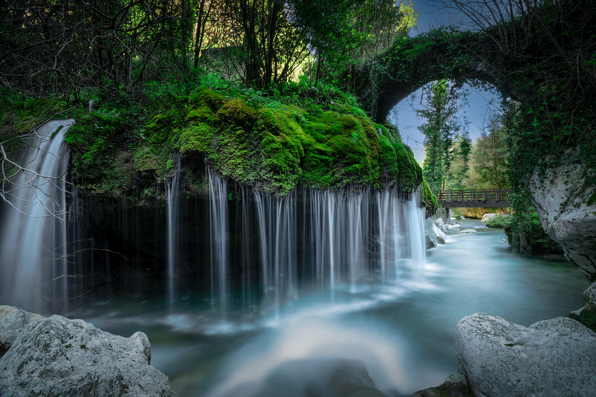Capelli di Venere, viste di incanto