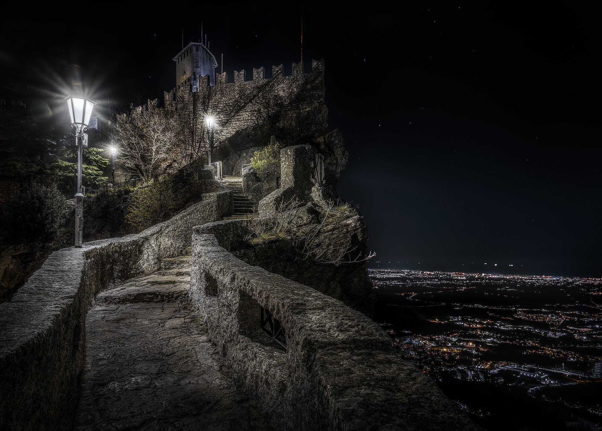 the Guaita tower