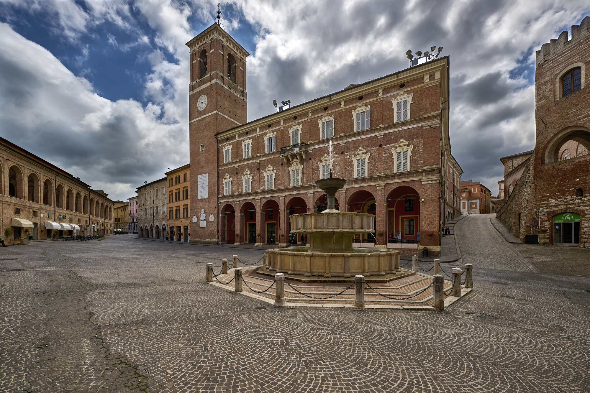 Fabriano town square