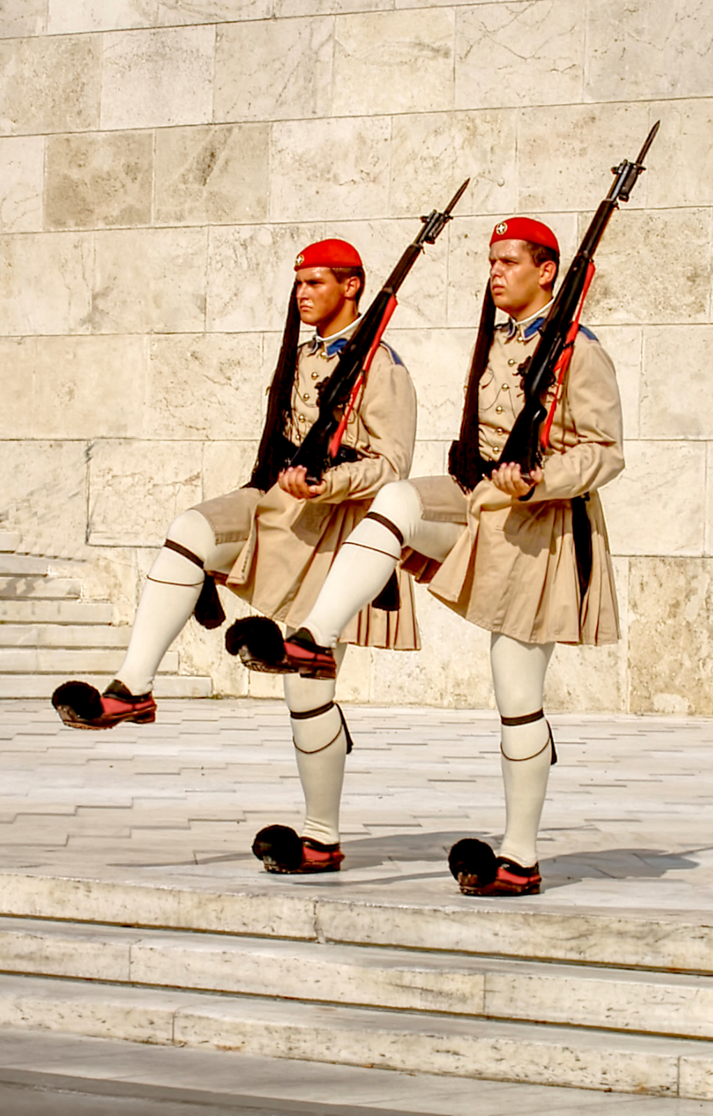 Athens change of the look of the Evzones