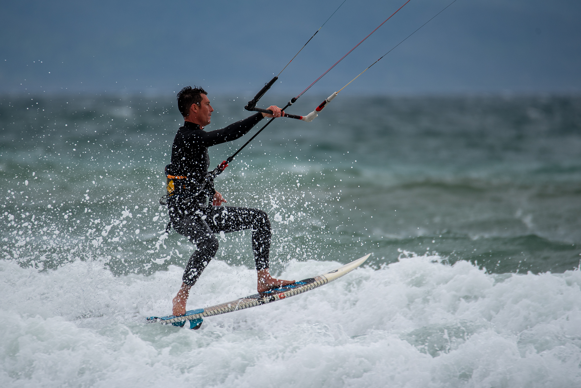 Kite in the Gulf of Follonica.