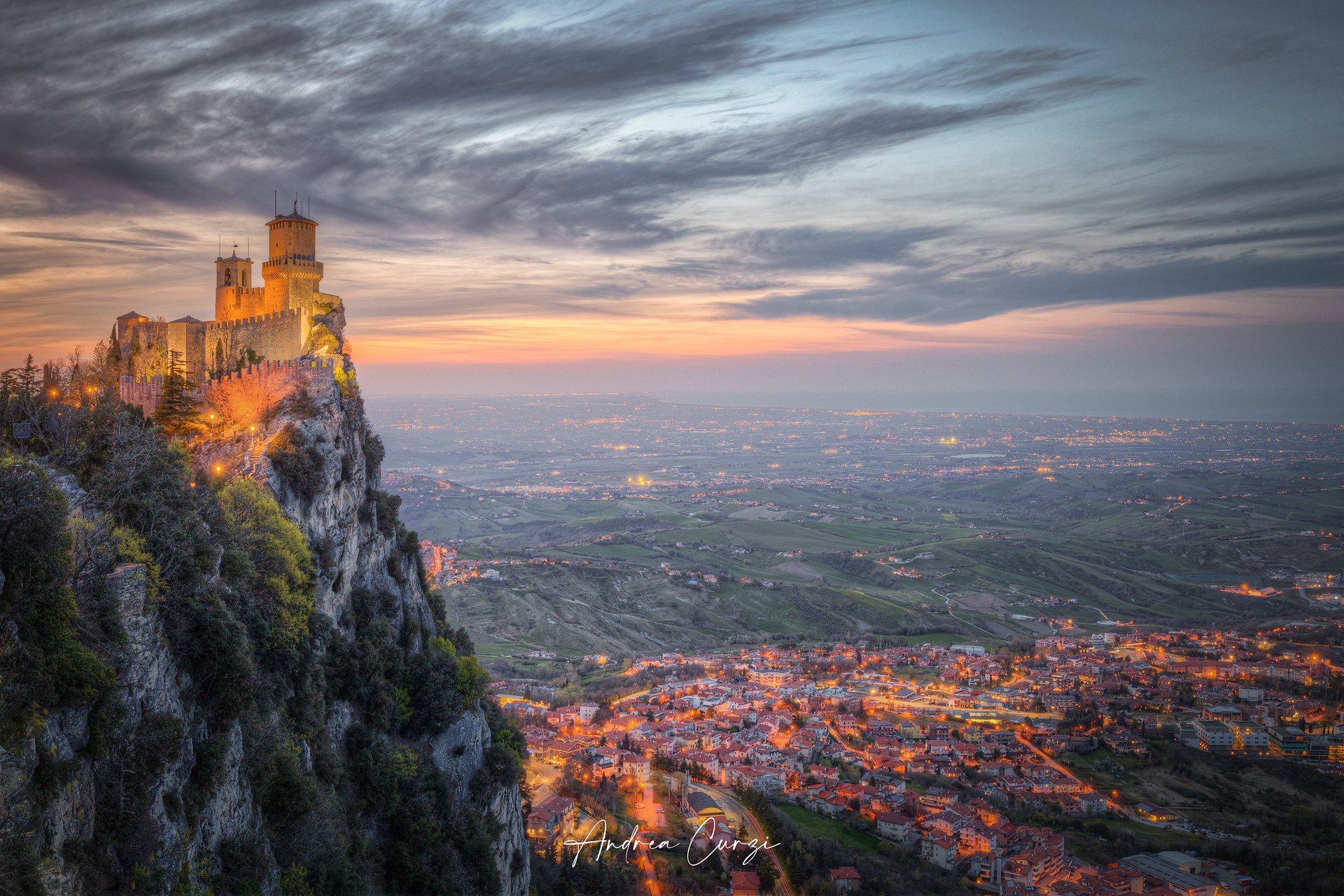 The tower of San Marino
