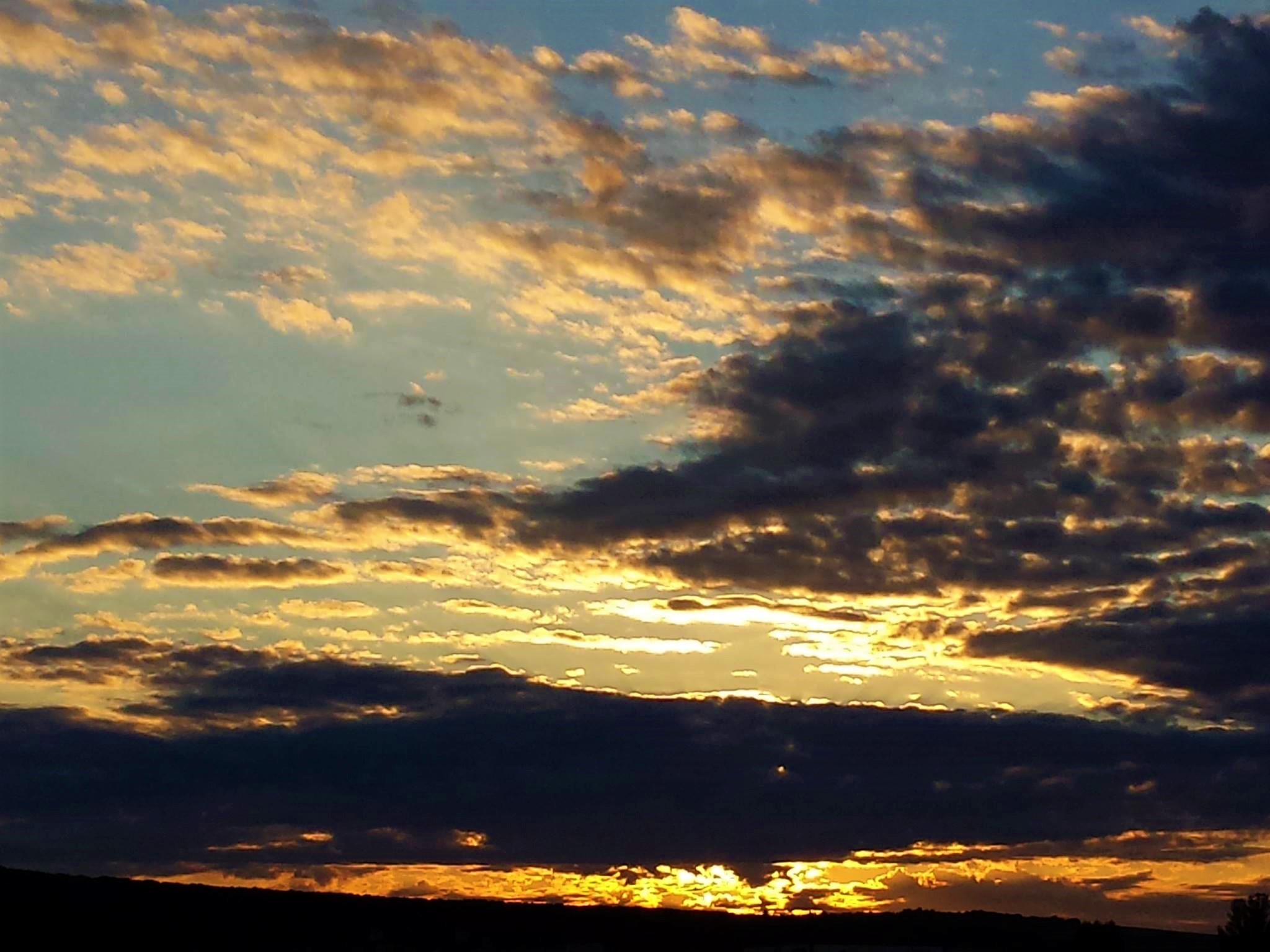 sunset over Zalau - Romania