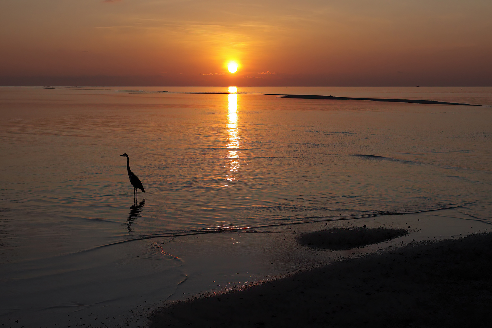 Tramonto alle Maldive
