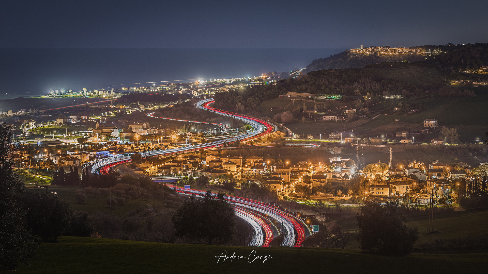 View from Monte Cacciù - Porto San Giorgio