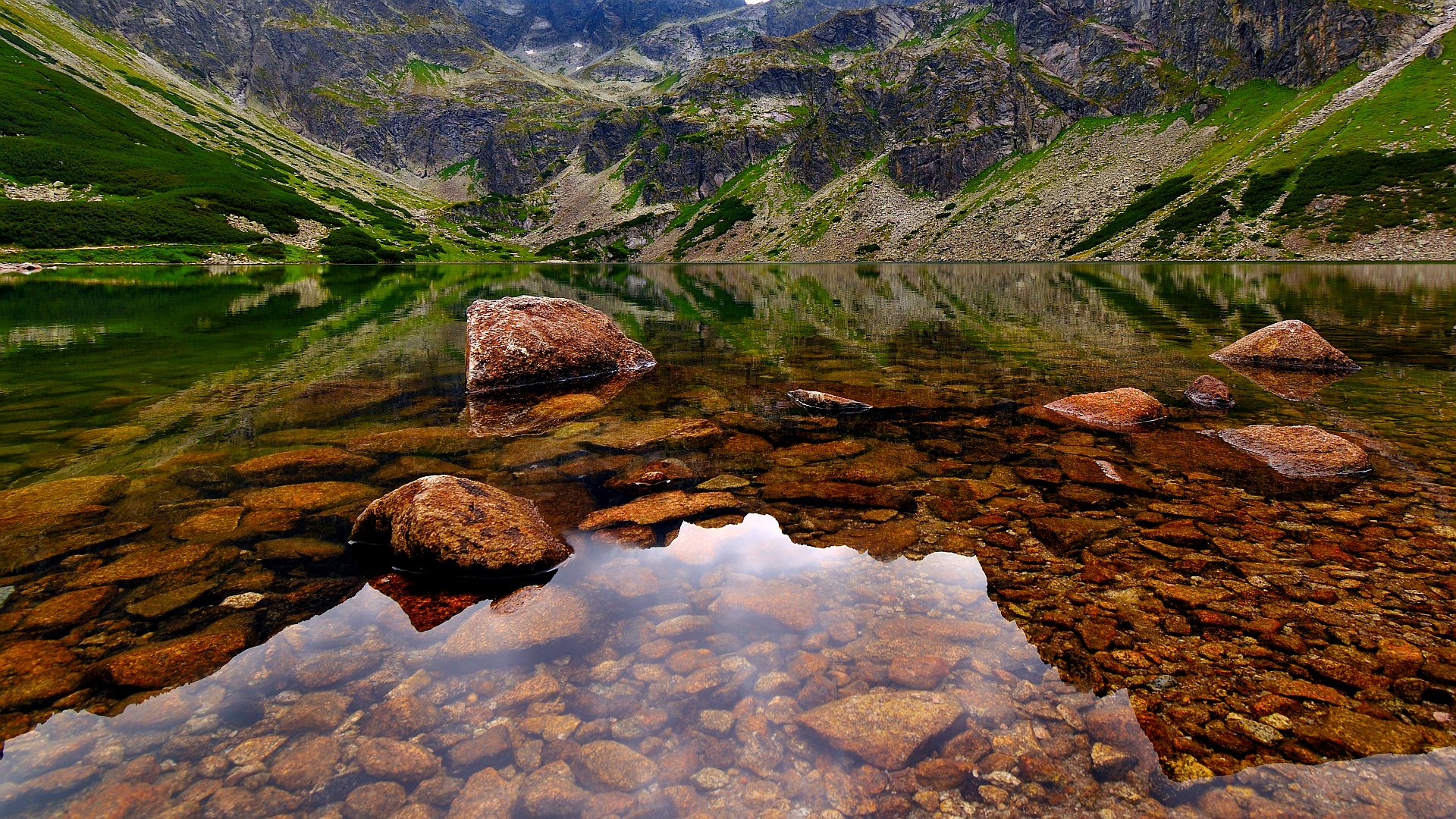 Lake in the mountains