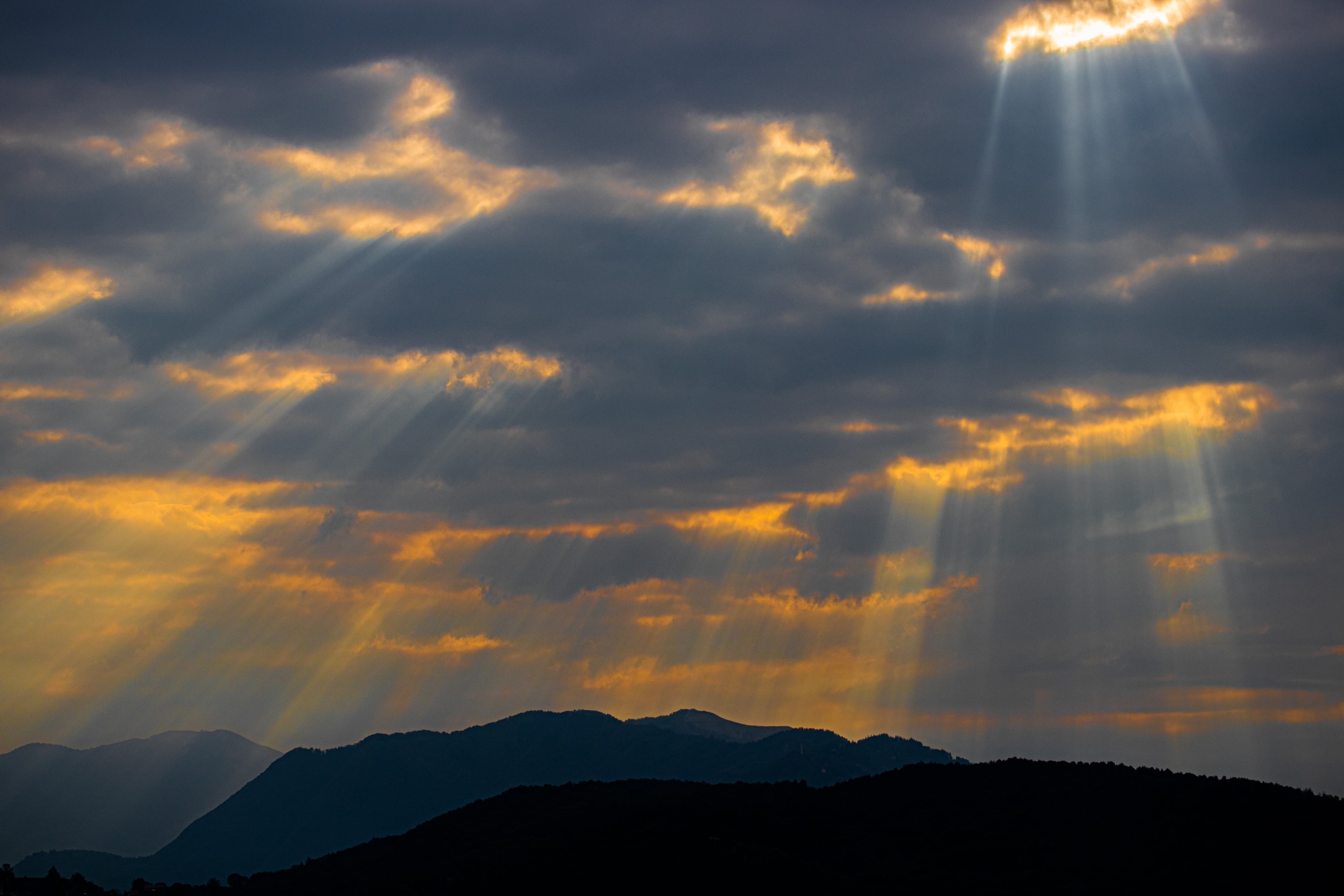 Rays of sun