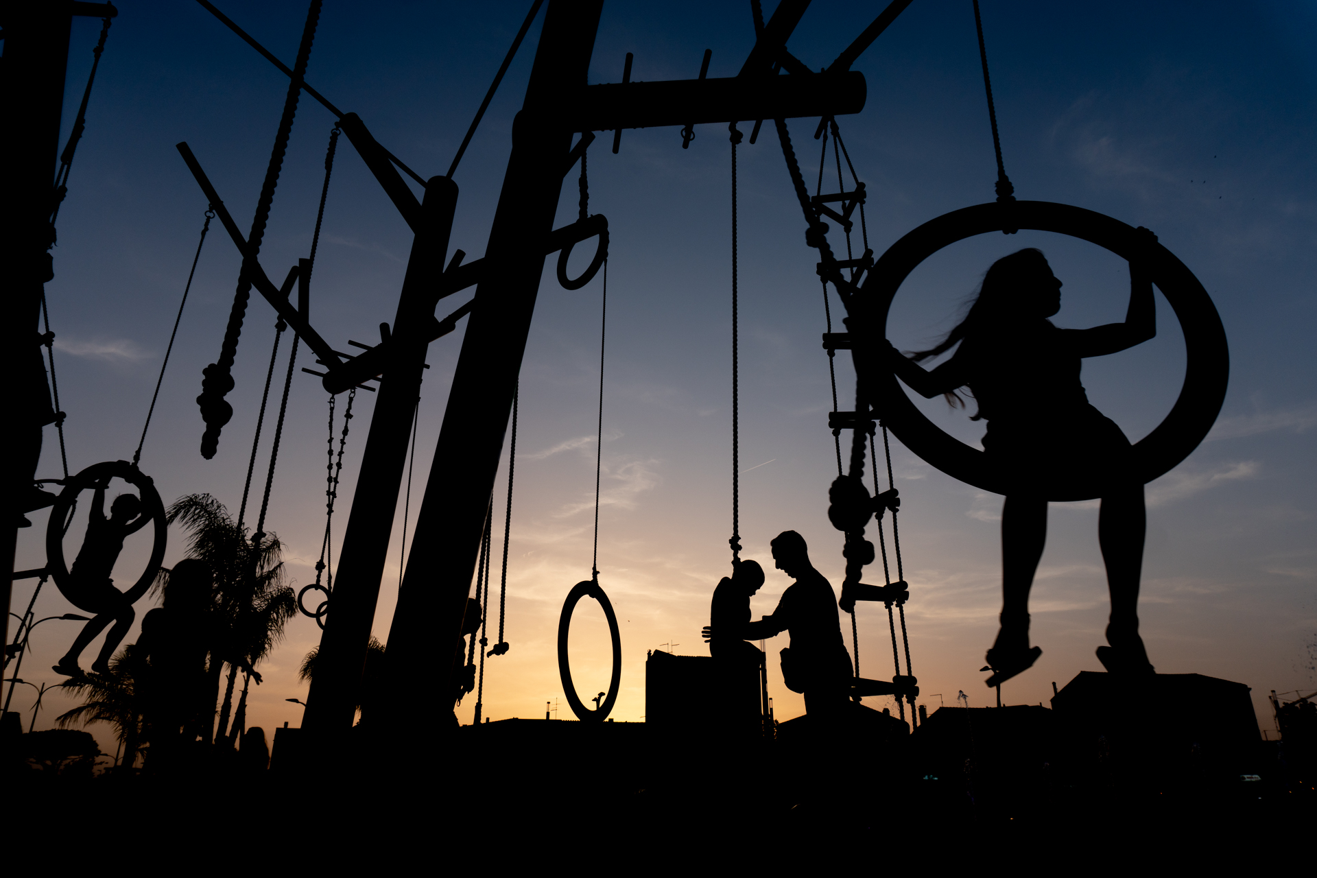 Sunset play