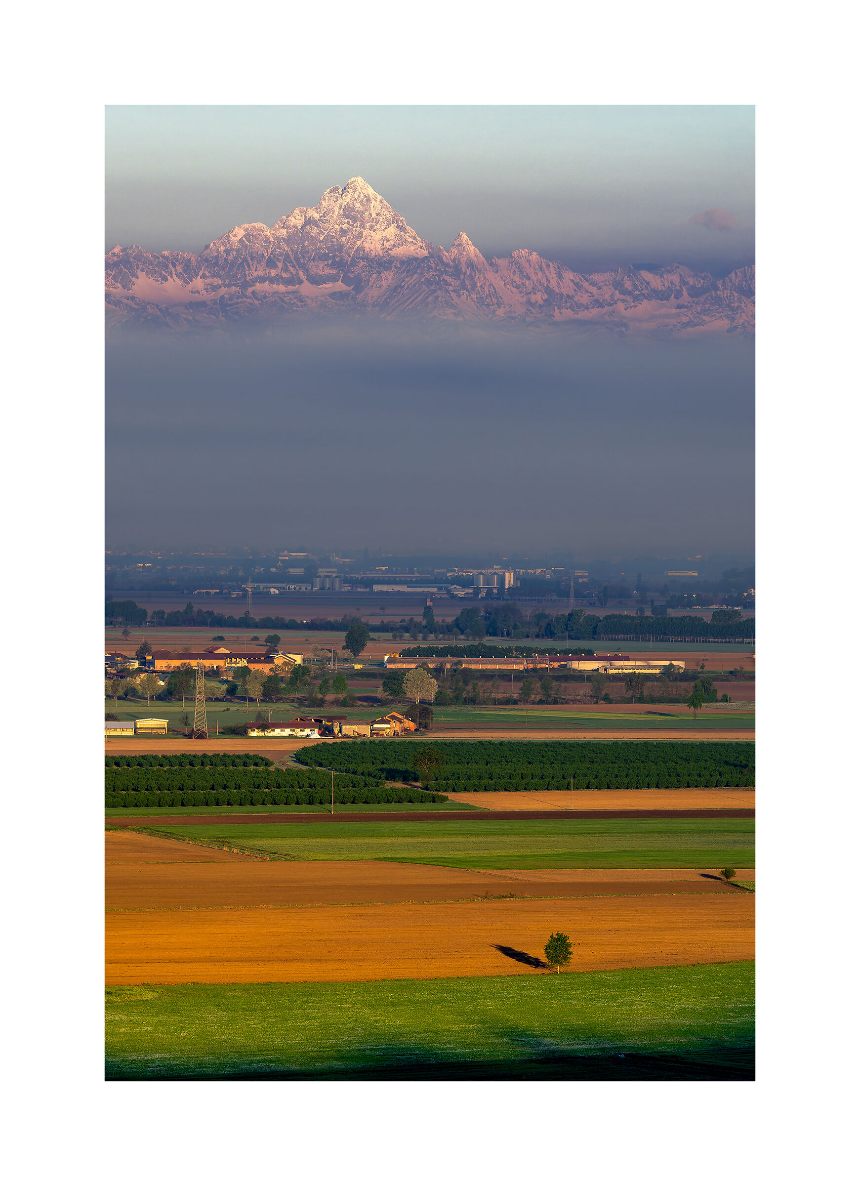 La pianura ai piedi del Monviso