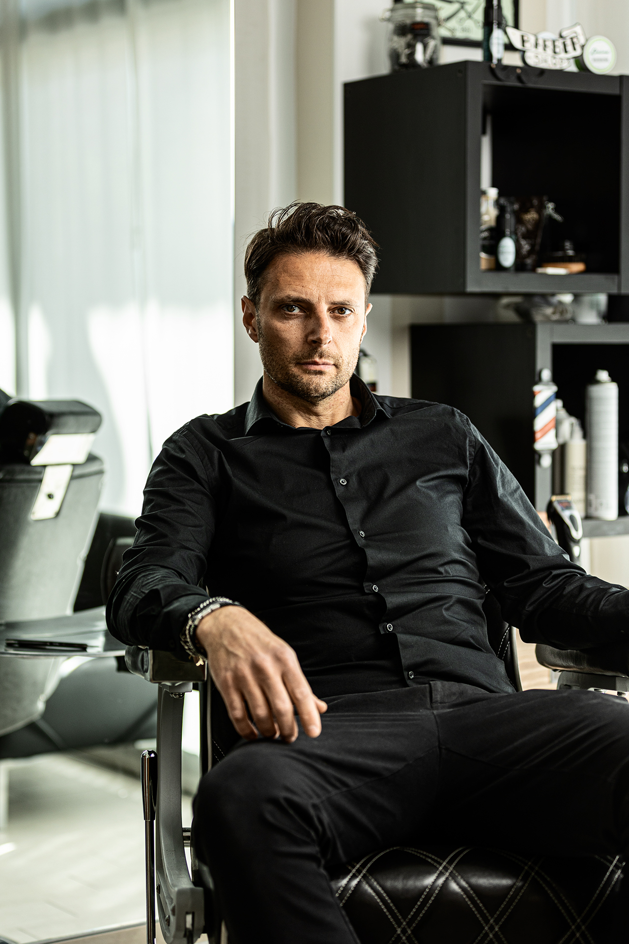 Salvo @ the barber shop