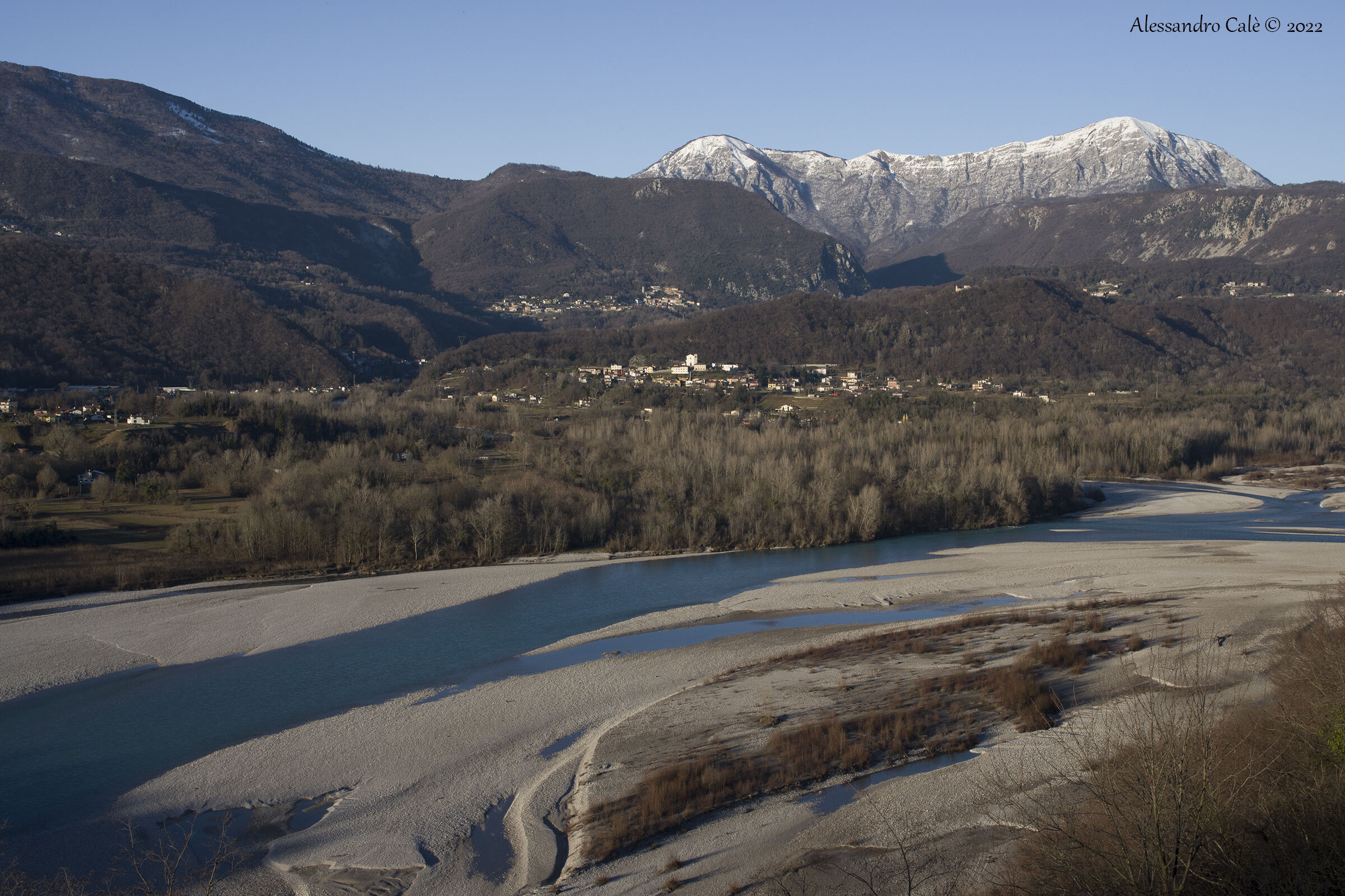 The Tagliamento from the castle of Ragogna 5099
