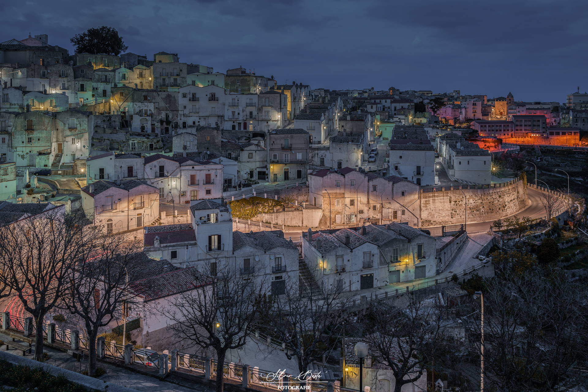 Mount Sant'Angelo night