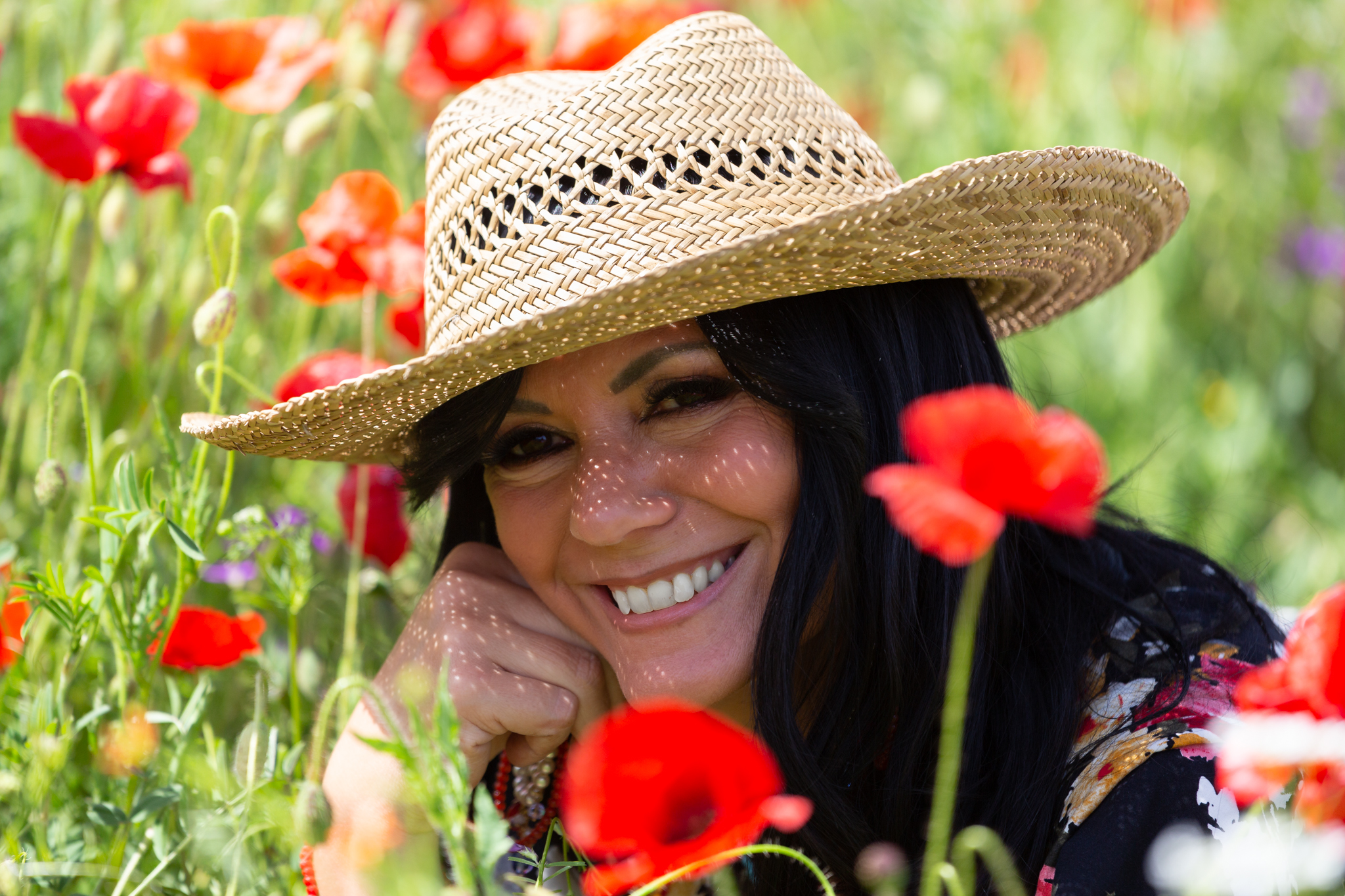 Luisa tra i papaveri !