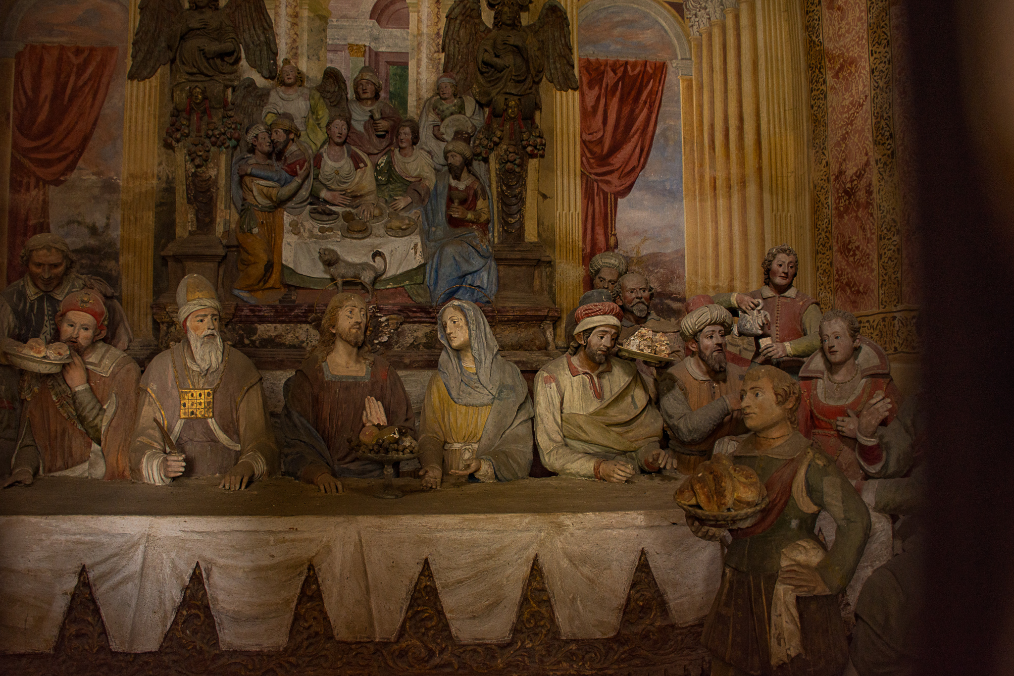 The wedding of cana (chapel nr. 8) Sanctuary of Crea