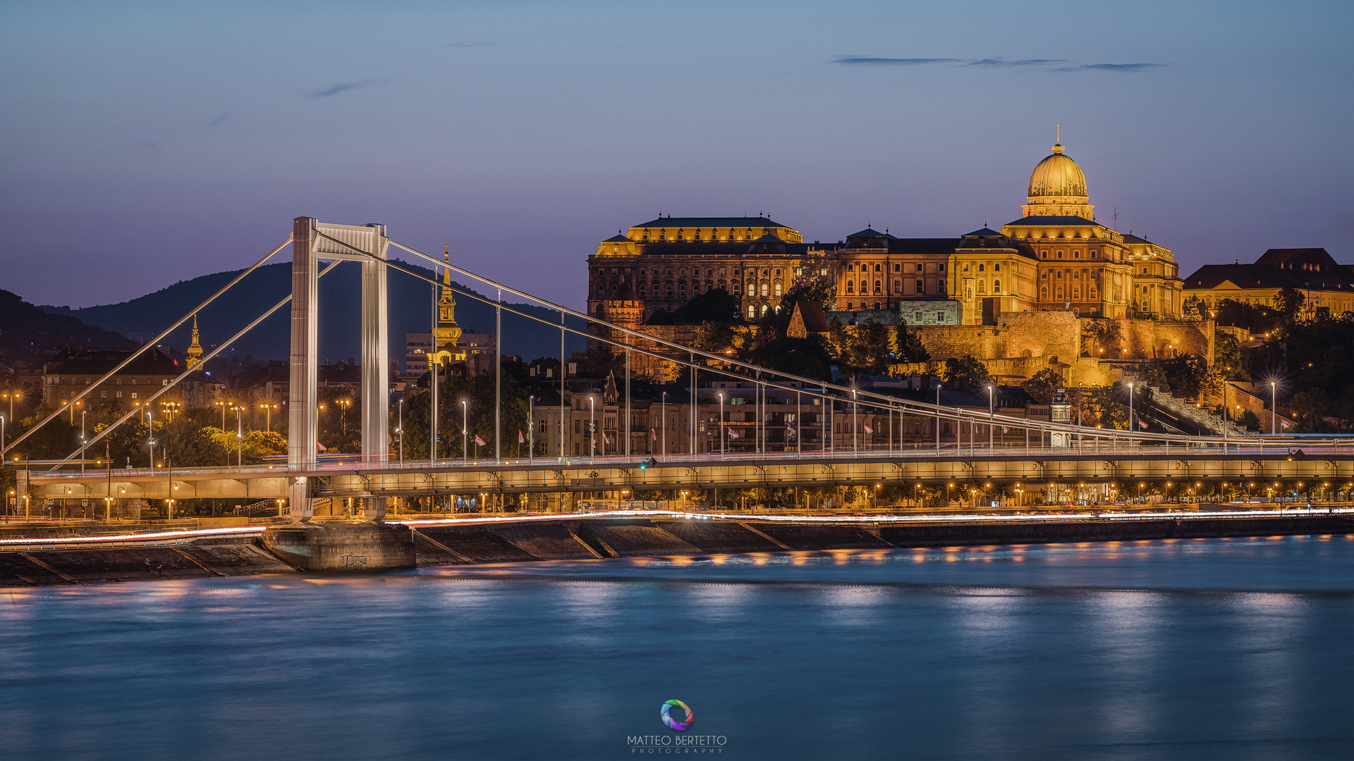 Ponte Elisabeth e Castello di Budapest