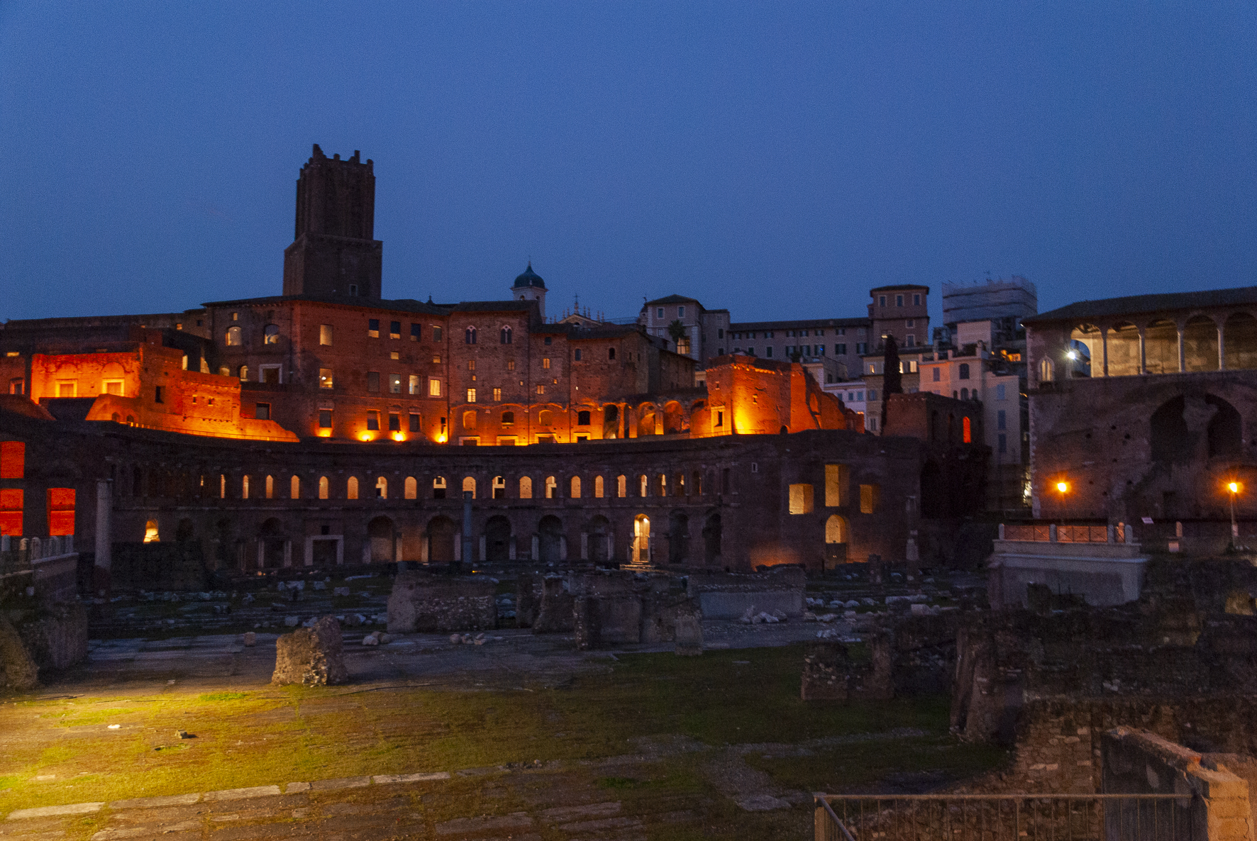 Rome at night - Mercato Traiana