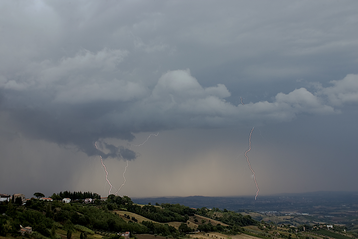 Fulmini dal terrazzo di casa mia