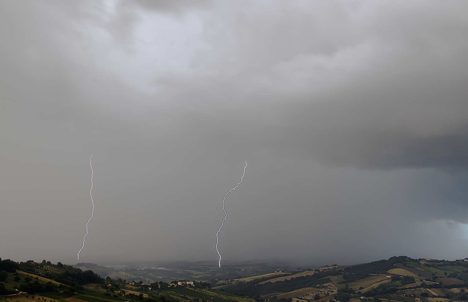 Fulmini dal terrazzo di casa mia