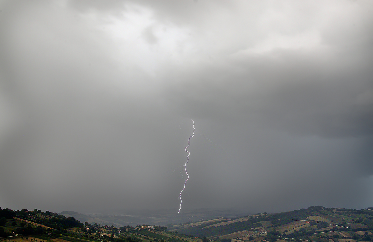 Fulmini dal terrazzo di casa mia