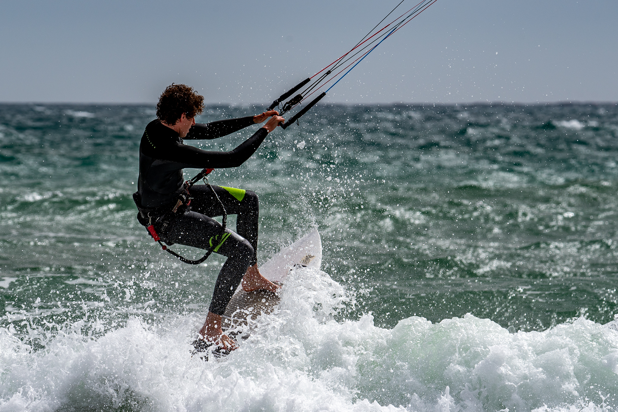 Kite in the Gulf of Follonica.