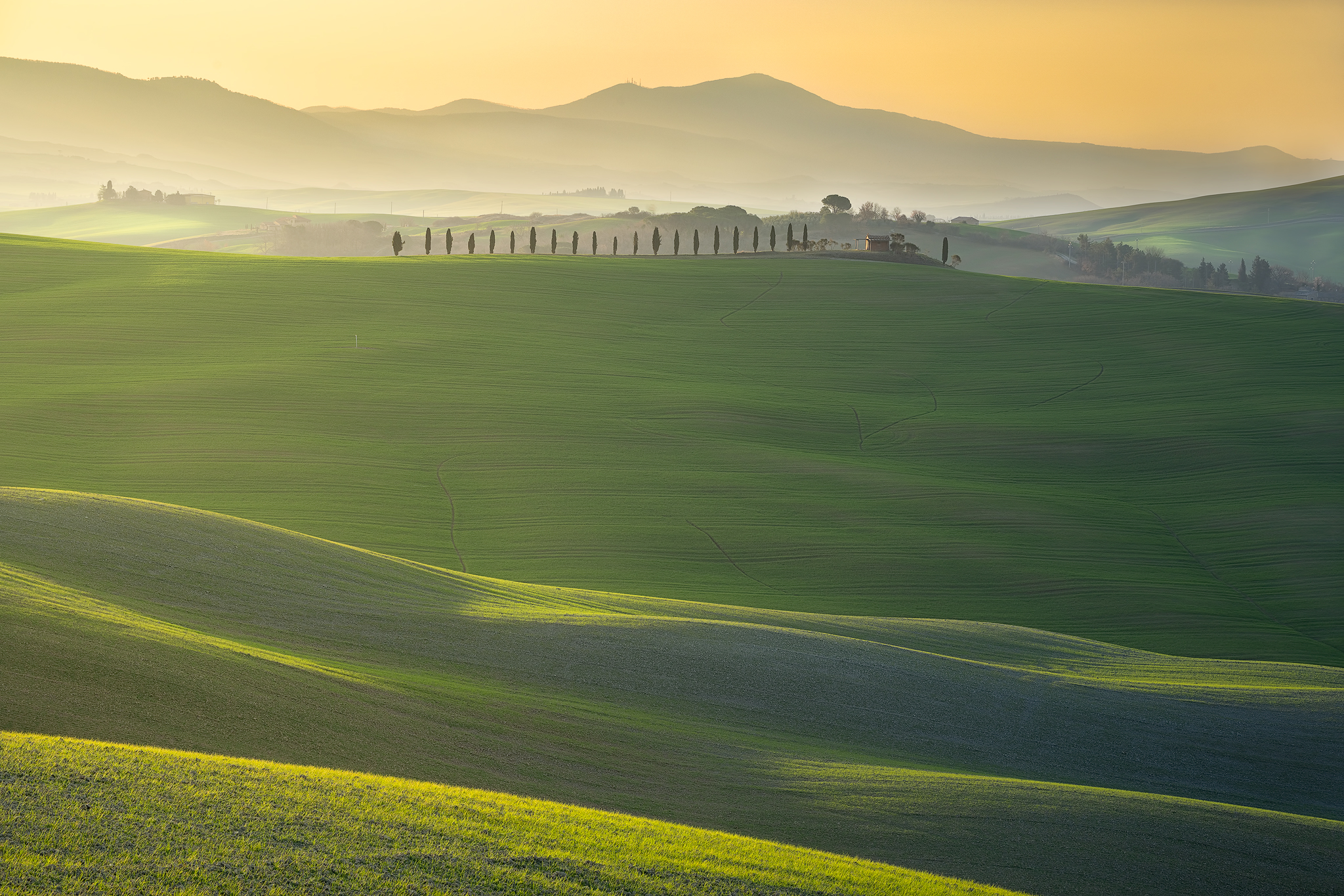 Sunrise in Tuscany