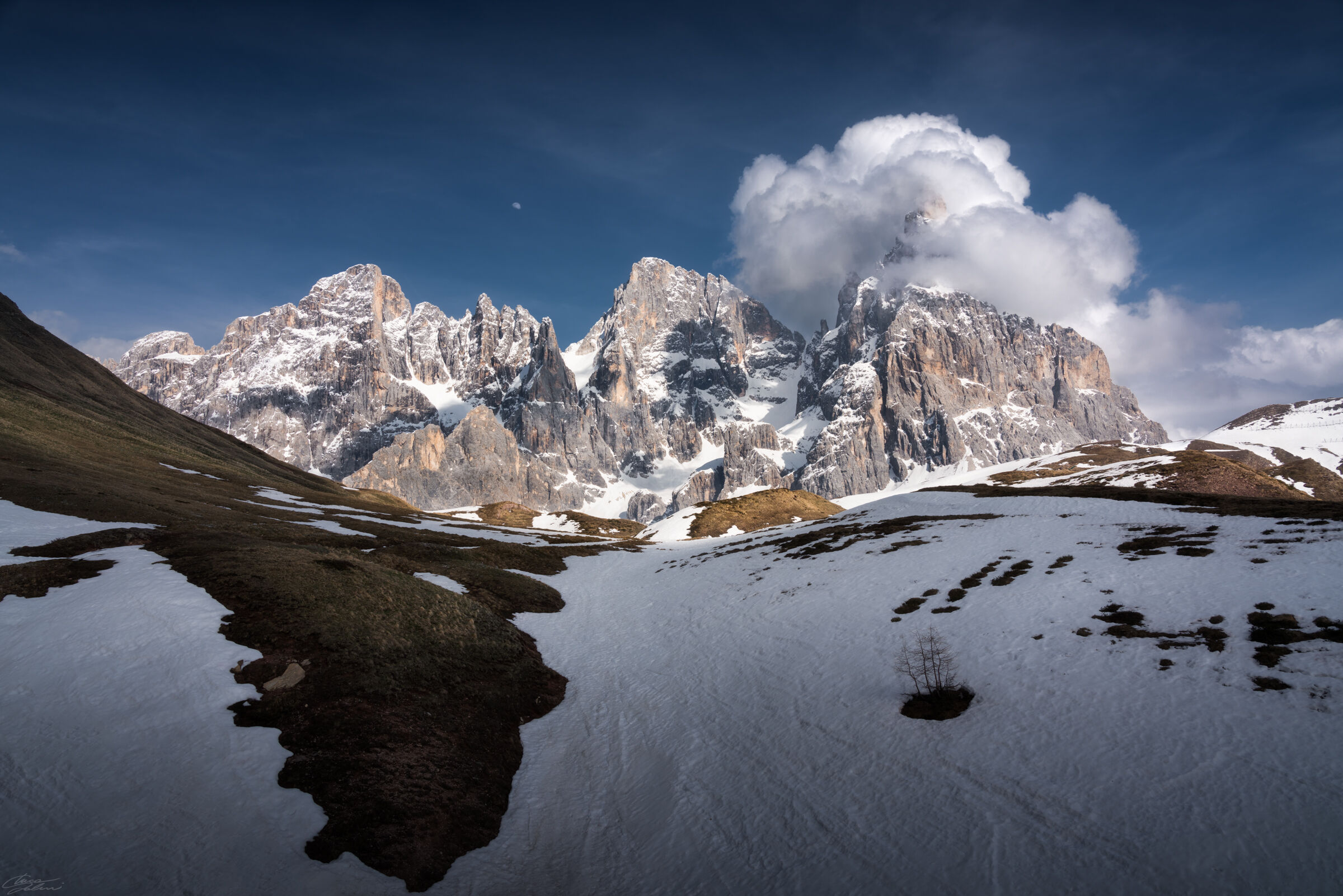 Luna alle Pale di San Martino