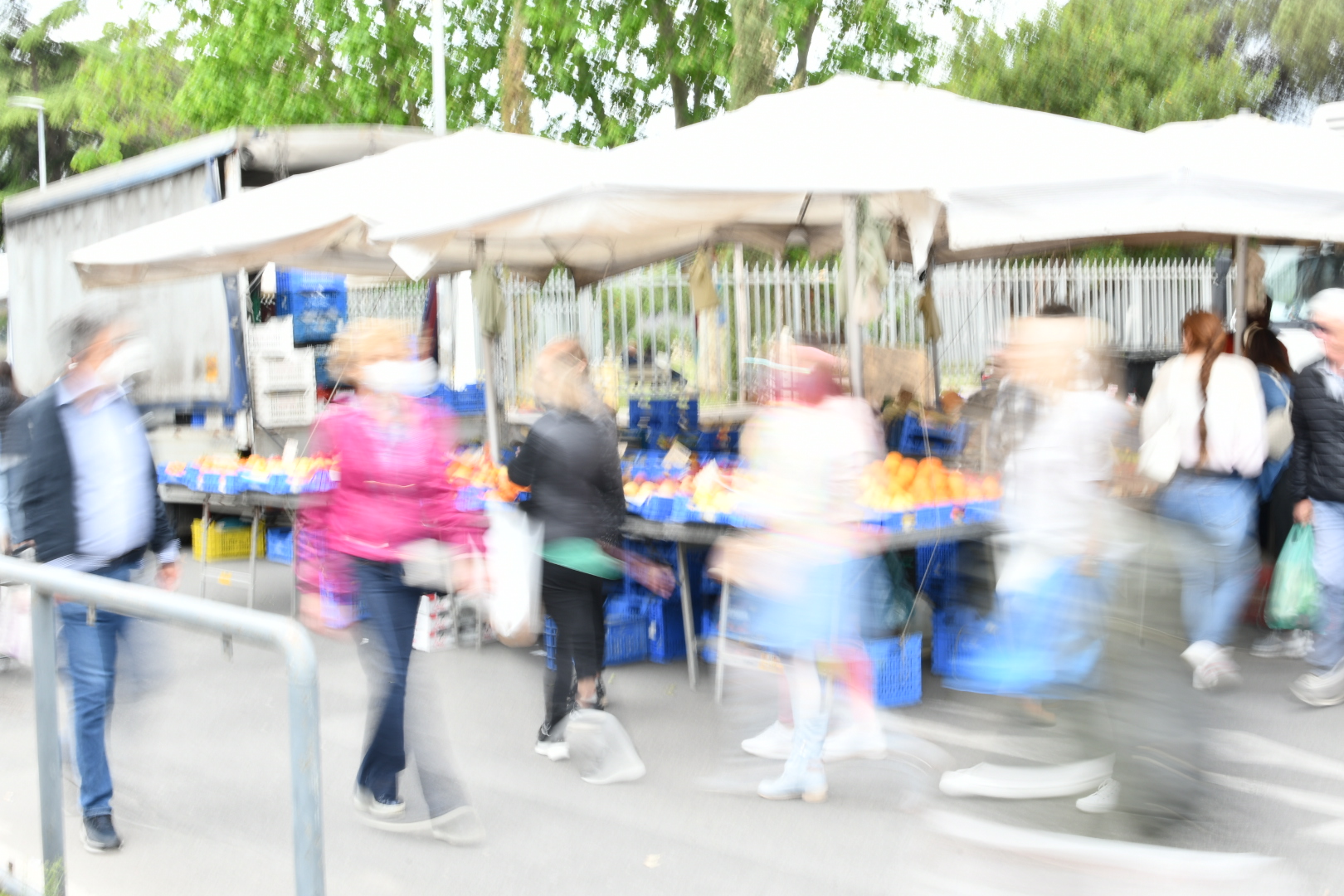 Un mercato movimentato