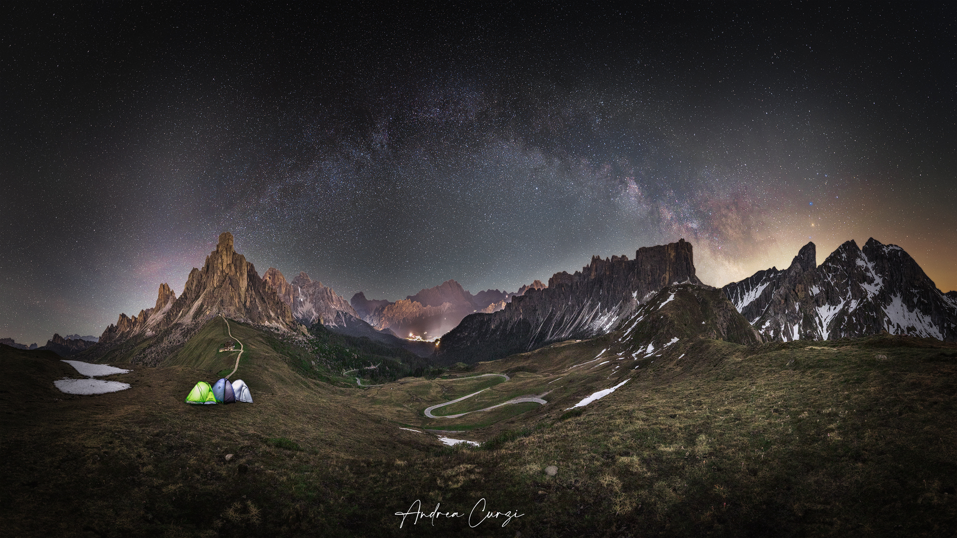 Arch of the Milky Way at Passo Giau